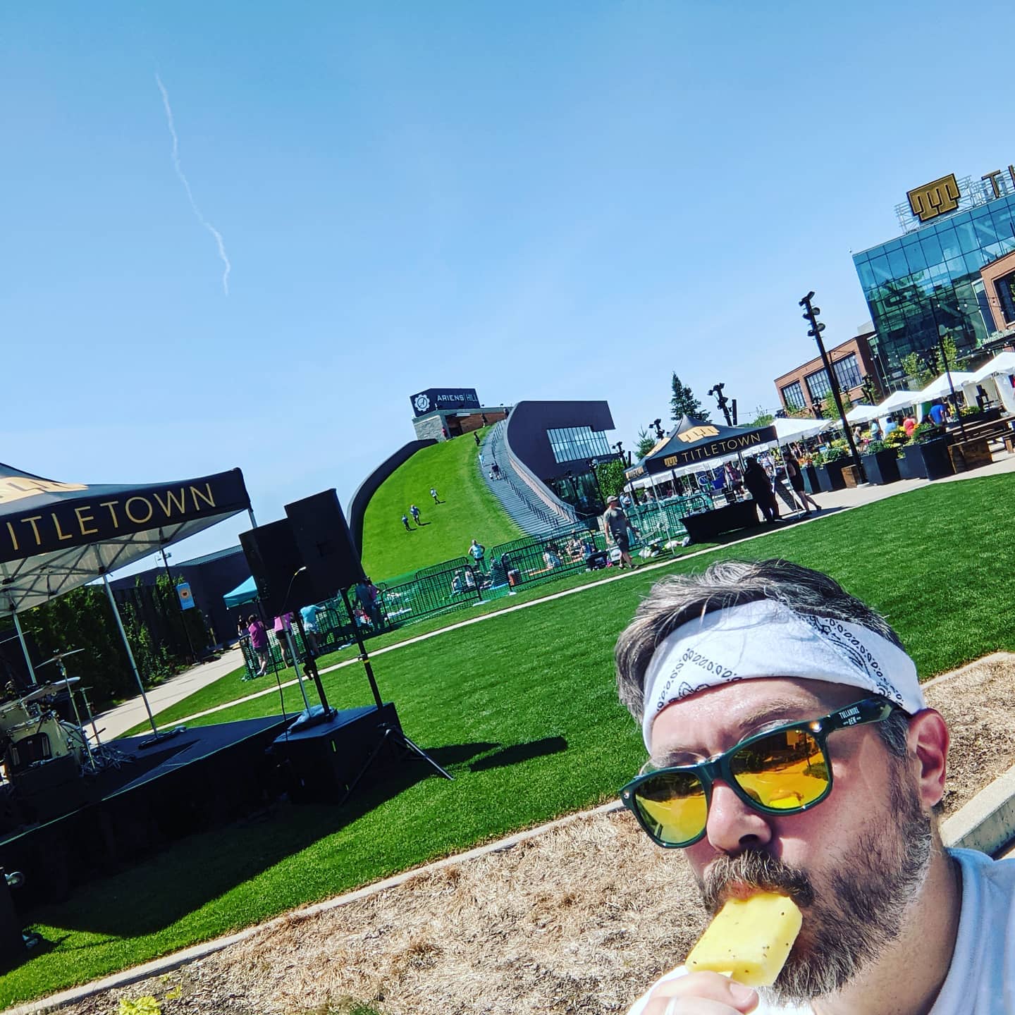 Titletown Summer Fun Days event..
It's 90° - it's officially summer!