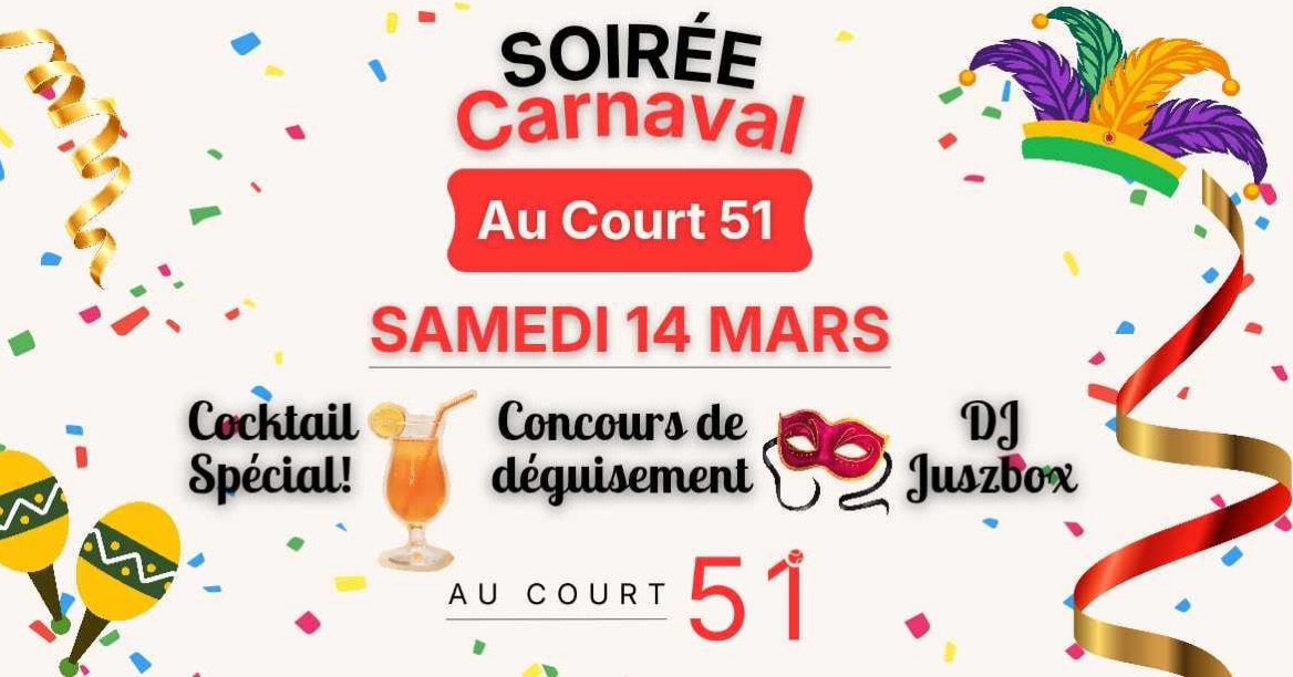 Prochain événement au club !🥳 Ça promet une belle soirée, bloquez la date dans vos agendas ⏳🗓️