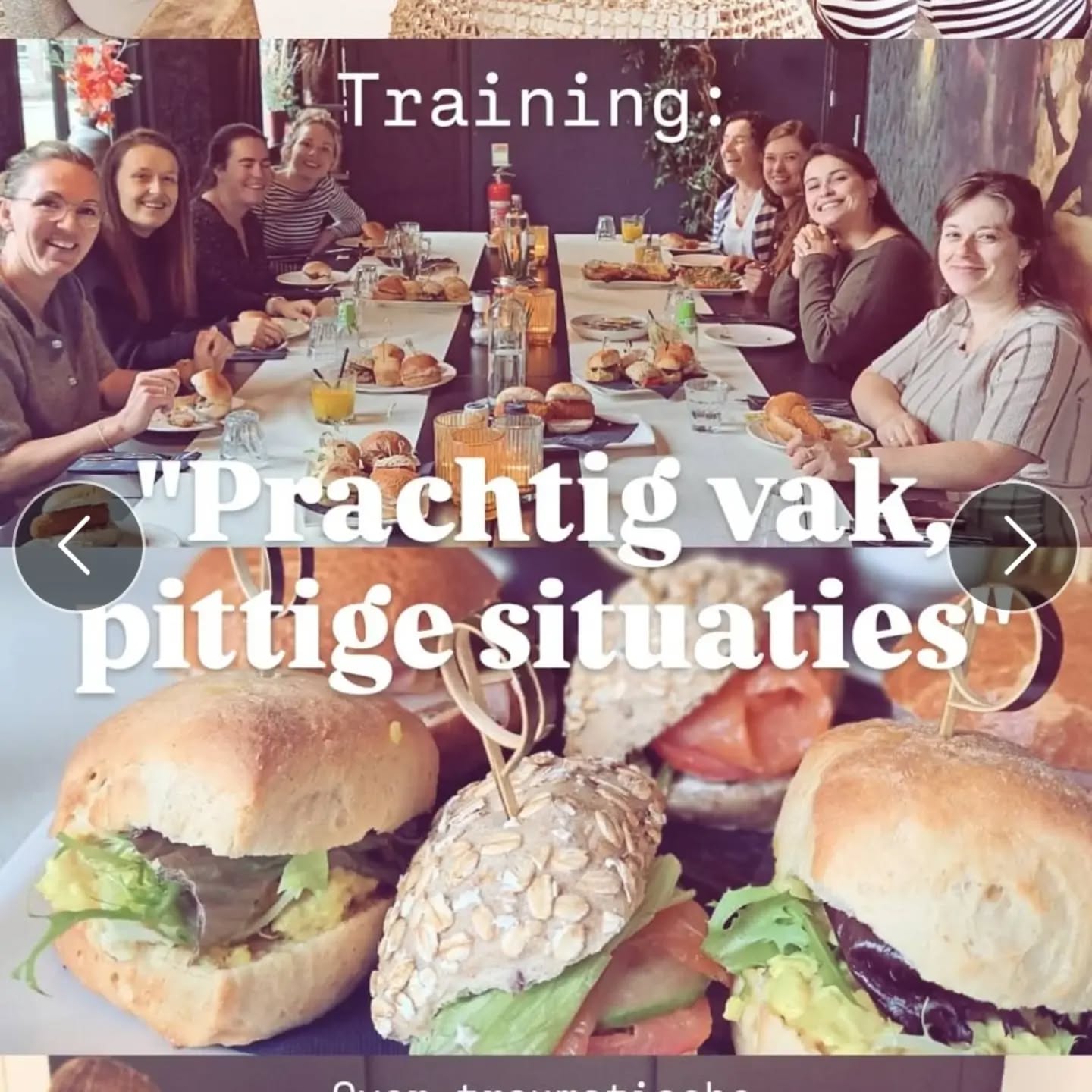 Gister hebben we samen met collega's uit de regio een bijzondere training gehad van Martine Wagemans