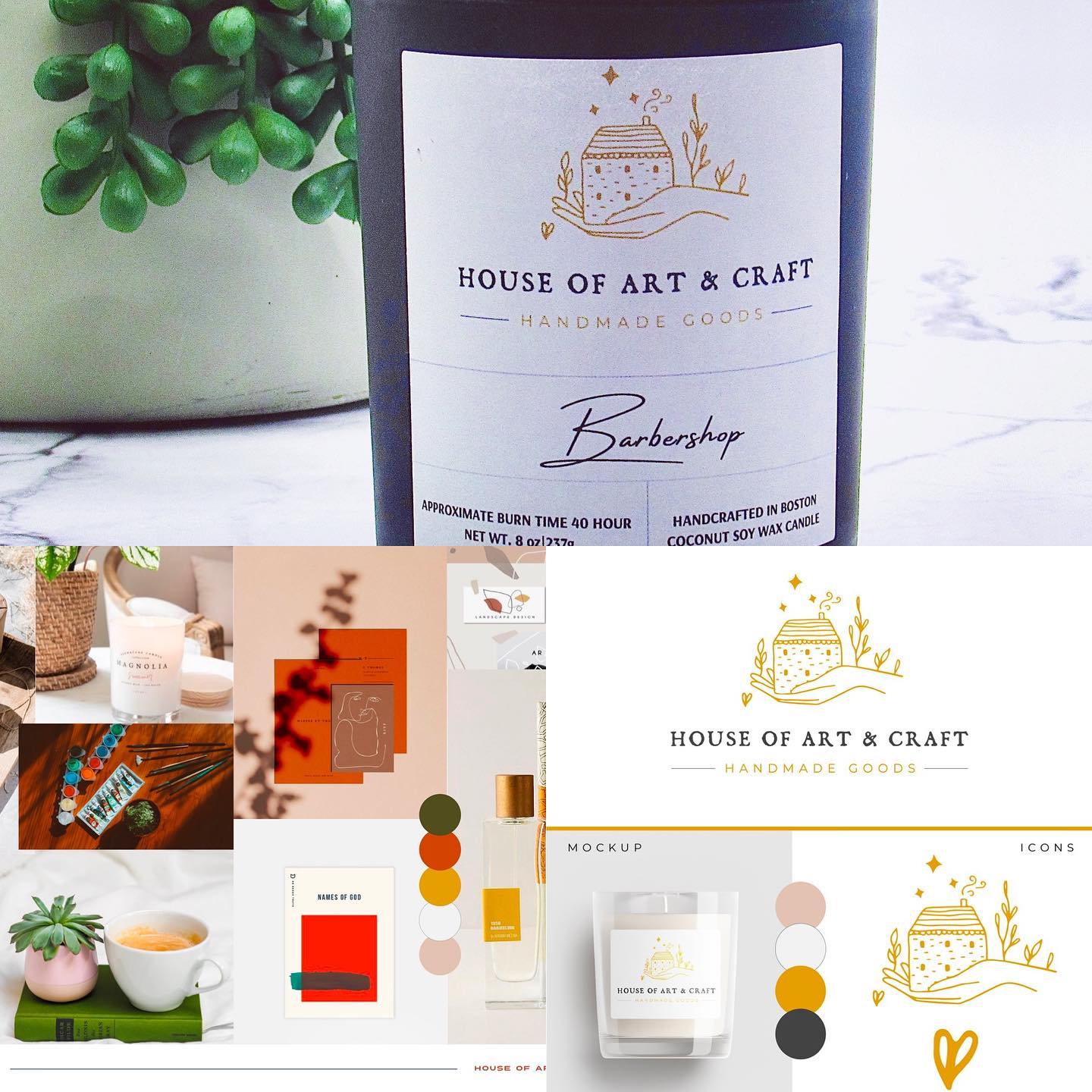 One of my brand and label designs for the candle maker’s Facebook group members! I’m proud of what she’s done so far and can’t wait to see where she goes with her products! We haven’t launched yet, but will be very soon. @houseofart_craft