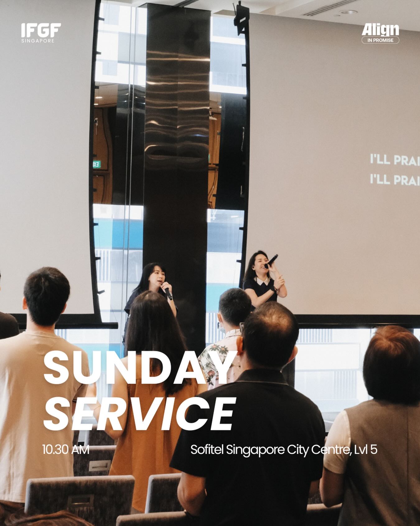 Weekend mode starts now. Take a breather, make some plans, and join us for Sunday service 🤍