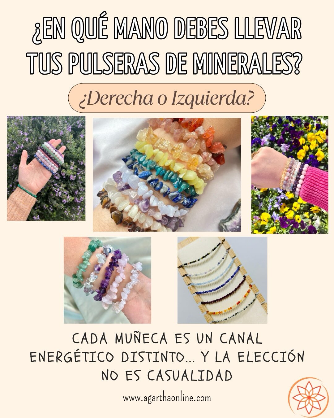 En qué mano debes llevar tus pulseras de minerales? 🙌🏻
Cada pulsera de minerales vibra contigo y con la intención que eliges en cada etapa de tu camino 💎
No se trata solo de llevarla puesta, sino de conectar con tu energía, tus pensamientos y lo que deseas atraer o expresar al mundo.
Los minerales actúan como aliados silenciosos, recordándote tu equilibrio, tu fuerza y tu capacidad de crear desde el interior.
Escucha tu intuición, confía en tu proceso y permite que tu energía fluya con armonía ✨
#pulserasdeminerales #joyasconalma #energíaconsciente
#intención #manifestacion