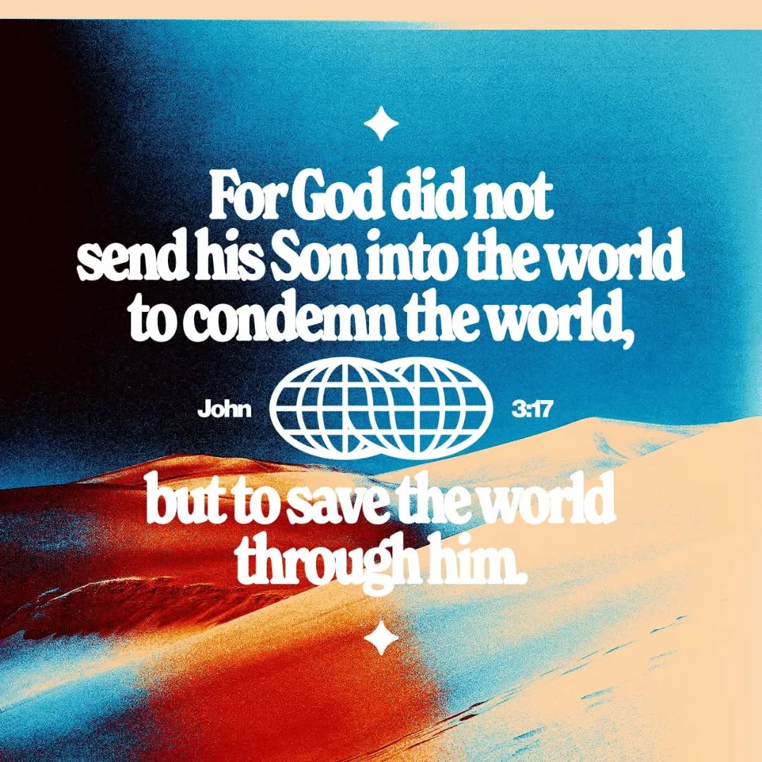 A two-photo post today, part 1: As we approach Easter and Holy Week, which begins with Palm Sunday this weekend, this verse popped up in my study notes.
In many ways I think John 3.17 says more to today's world than 3.16 yes, God loves the world and sent Jesus to die for our sins (16) but verse 17 assures us that there is no condemnation attached to that act of profound love and mercy. Jesus' actions were about saving and rescuing each and every one of us from a half-life now and eternal death later.
#lent #lentreflections