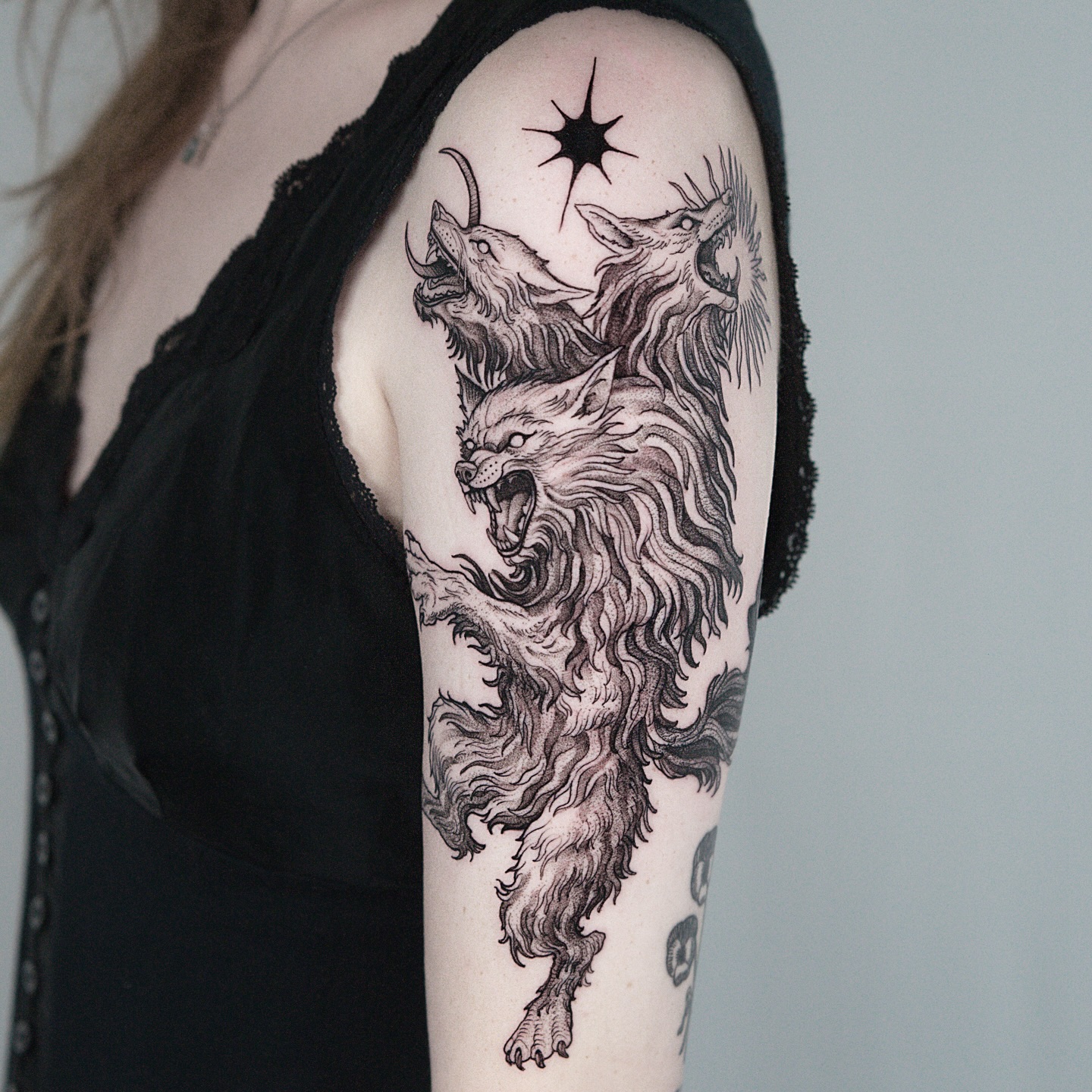 Cerberus for the amazing Ruby π€
Thank you for watching π
++++
++++
#illustrativetattoo #cerberustattoo #mithology #blackwork #hiralupetattoo