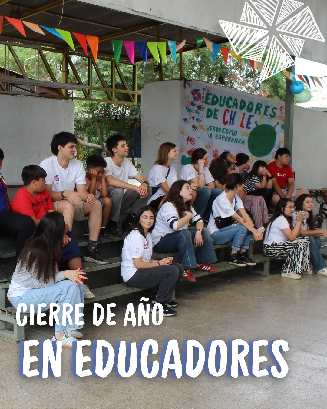 Y no nos faltar mostrarles un poco del cierre de Giro 2025 en la Escuela Educadores de Chile 🙌
Compartimos una jornada llena de juegos, pintacaritas y muchas risas 🎨😄
¡Gracias a todos los voluntarios y niños que fueron parte de Educadores este 2025!