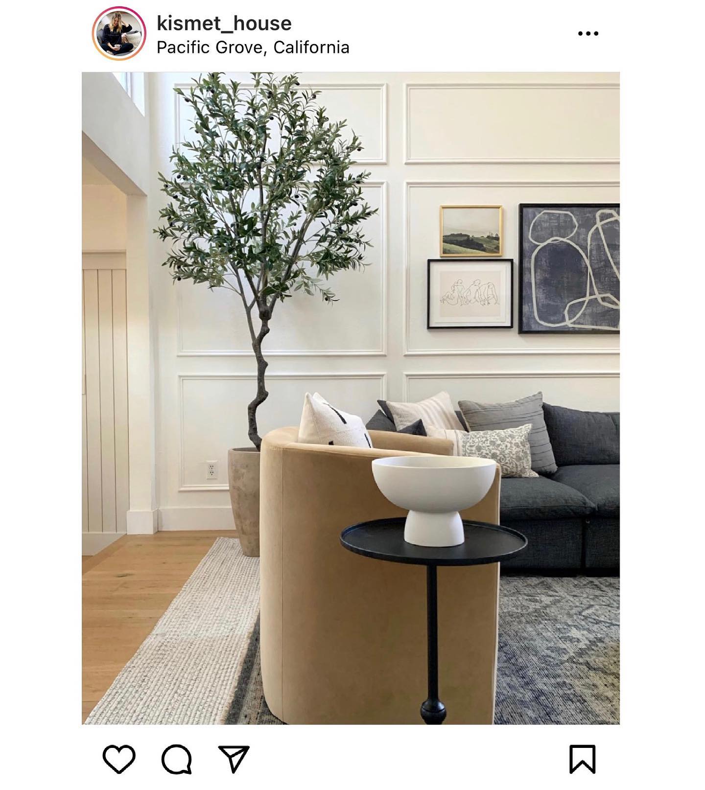 Thanks @kismet_house for showcasing my painting #peacefulvines @minted ❤️