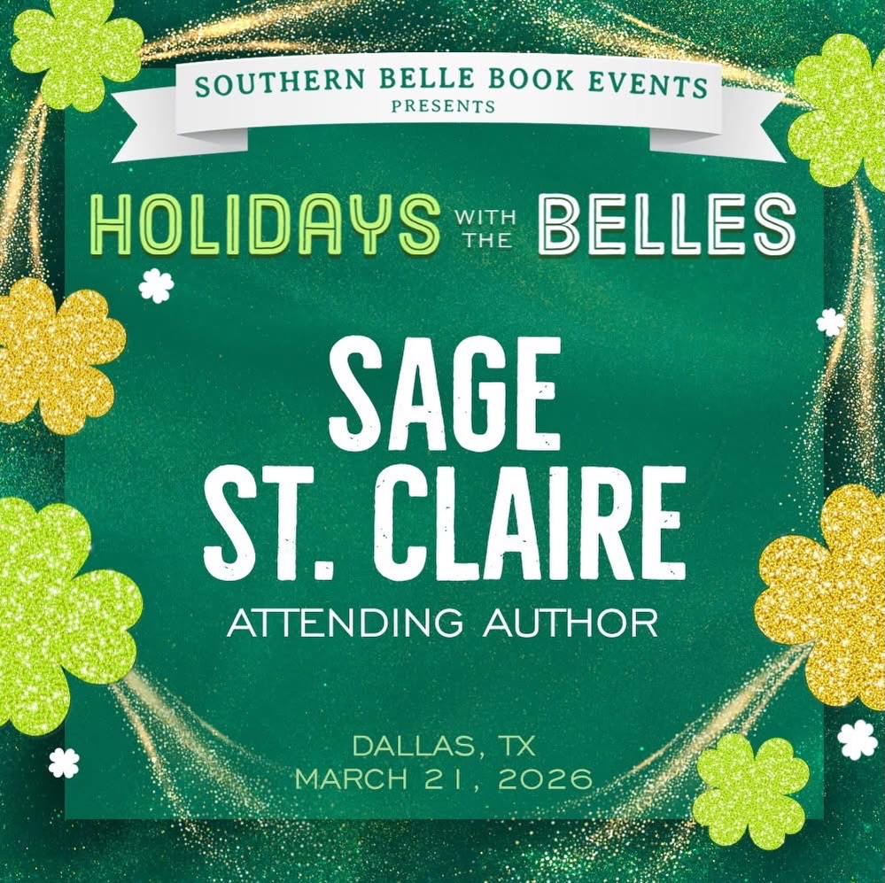 I’m so excited to announce I’ll be signing at Holidays with the Belles in Dallas, Tx on March 21, 2026!
If you’ve never been to a @southernbellebookevents event, you are truly missing out on a wonderful experience!
I CAN’T WAIT TO SEE YOU ALL THERE! 💚🤍