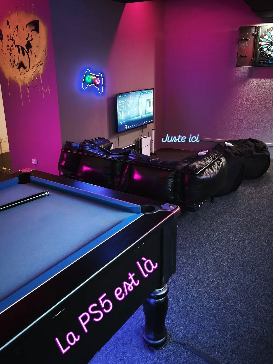 🎮 La PS5 a fait sa venue à Nice Sports Games !
Tarifs PS5 uniquement:
• 6€/heure /personne
• Formule avec boisson pour 1€ de plus !
Jeux disponibles : FIFA 25, Tekken 8, Supercross 6 !
Jeux qui vont arriver bientôt : FIFA 26, GTA, Gran turismo, UFC.
Vos suggestions en commentaires 👇
#ps5
#gaming
#salledejeux
#villedenice
#fifa