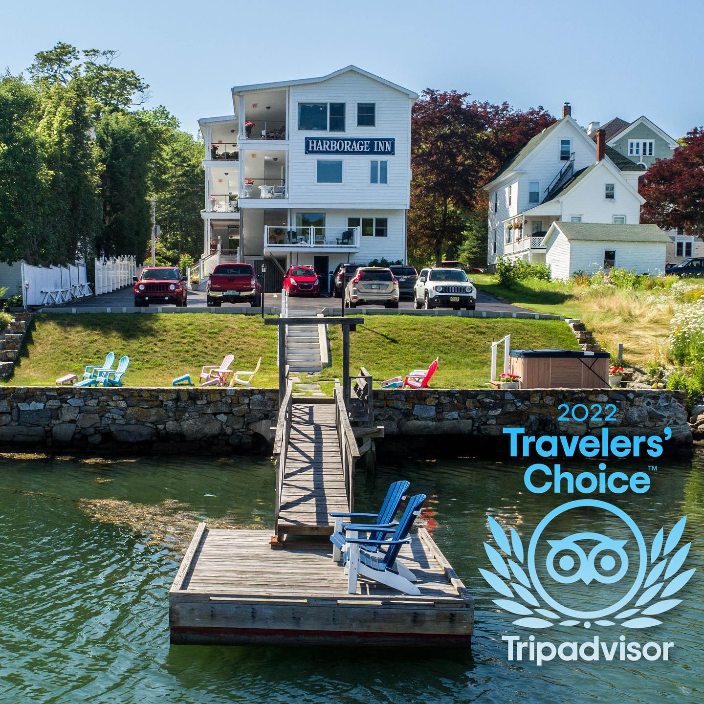 We are very proud to announce that The Harborage Inn on the Oceanfront received the 2022 Travelerโs Choice award from @tripadvisor, AGAIN! And we want to thank our amazing guests for recognizing the efforts we make year after year. #travelerschoice #travelerschoicemaine #boothbayharbor #boothbayharbormaine #maine #newengland #travellife #travelohotography #travelblogger #tripadvisor #oceanfront