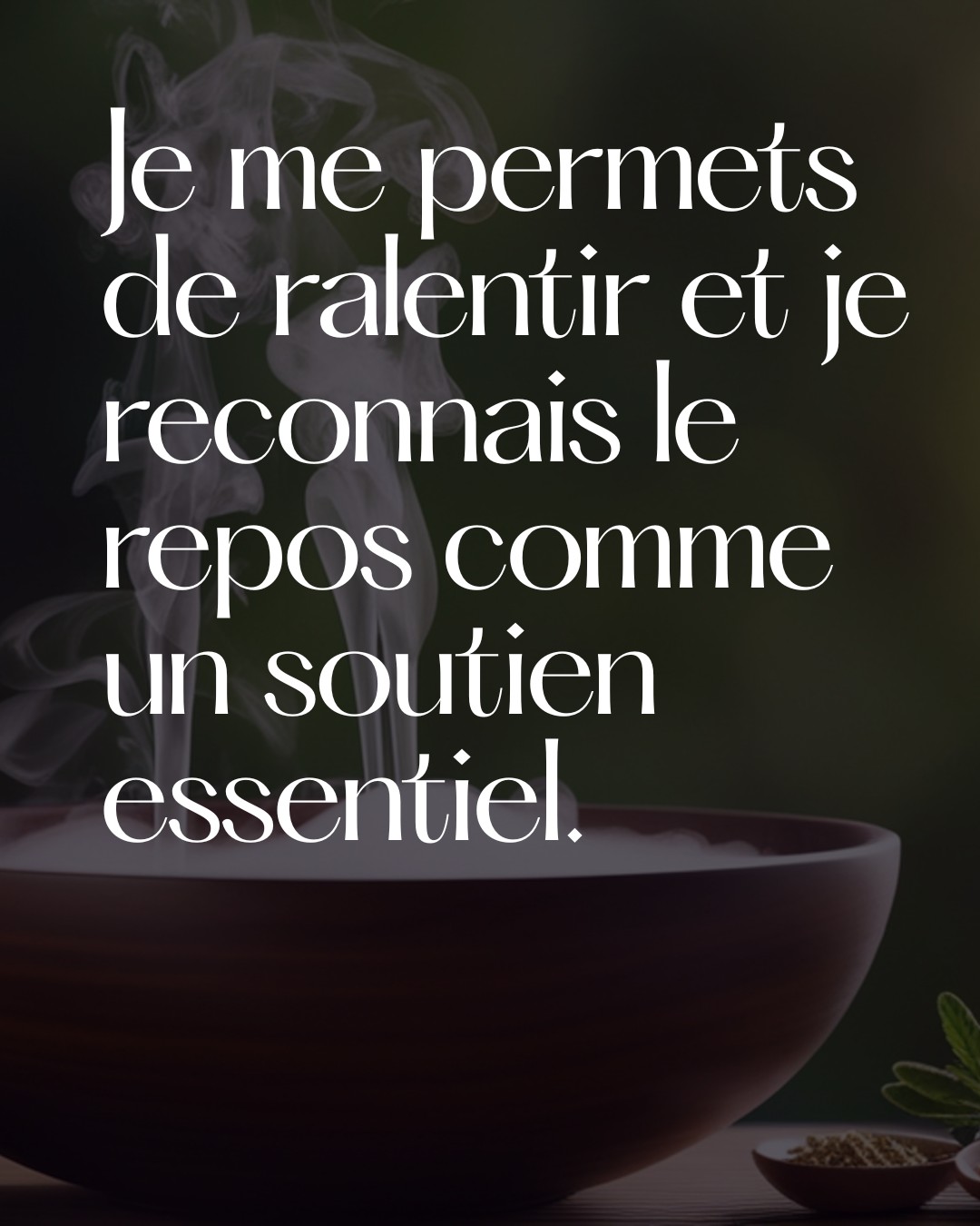 Le moment de ralentir devient un acte de soin, offrant au corps le soutien nécessaire pour se régénérer.
//
Slowing down becomes an act of care, giving the body the support it needs to restore itself.
#selfcare #santéglobale #holisticwellness #montrealwellness #bienetremontreal
#mindbodywellness #selflove #slowliving