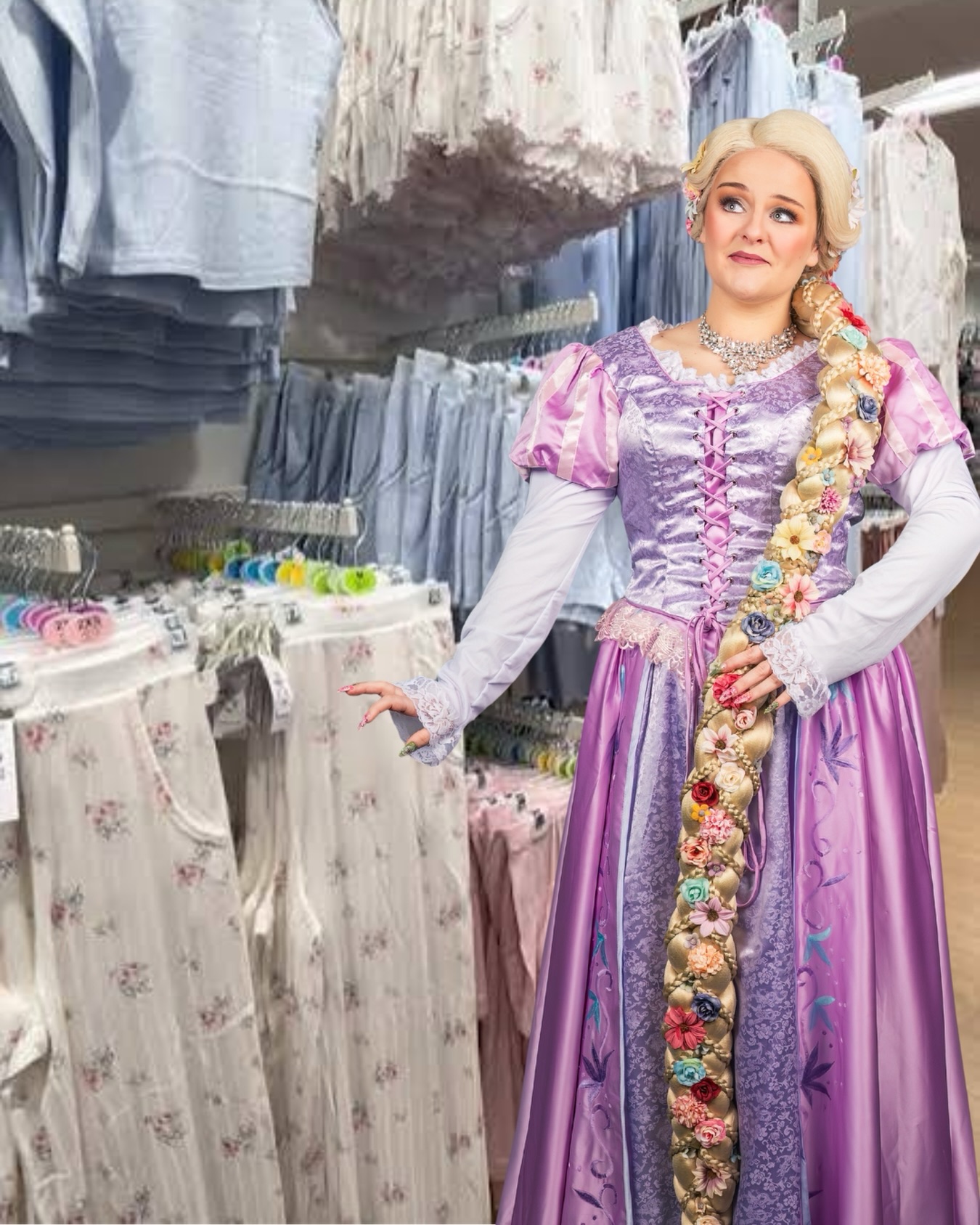 After searching high and lowโฆ.well actually just highโฆ.in every tower in London and Europe, Jojo finally found Rapunzel down the back of Penneys rooting through the PJs ๐๏ธ๐
Allโs well that ends well! Rapunzel and Jojo are all set now for panto in Grange Woodbine from February 11th - 22nd ๐
Tickets are flying out the door so donโt delay, book today ๐ฐ
Ticket link in bio ๐