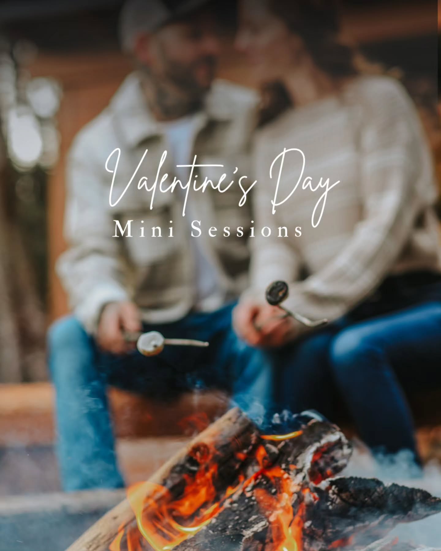 Looking for a heartfelt way to celebrate your love this Valentine’s Day?
Join me fireside for an intimate mini session made for connection. Toast marshmallows, share s’mores, get cozy, and let your love unfold naturally in a lifestyle shoot designed to feel warm and real.
Book your spot by tapping the link in my bio. ❤️