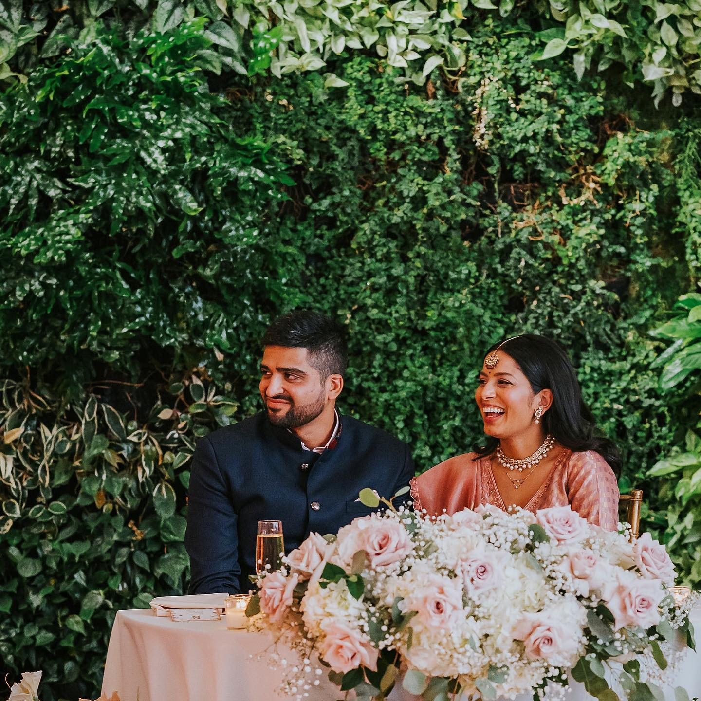 All eyes on these two love birds. That newlywed glow ✨ is real!
#WeddingDecor : @elegant.affairs
#Photographer : @wandermorephotography
#Videographer : @weekendprojectstudios
#DJ : @djusaevents
#HairandMakeup : @beautyonlocationnj
#Venue : @natirarweddings
#Caterer : @moghulcaterers
#Coordinator: @xquisiteventplanners
#wedding #southasianwedding #mandap #floral #floraldesign #indianwedding #married #bride #groom #newlywed