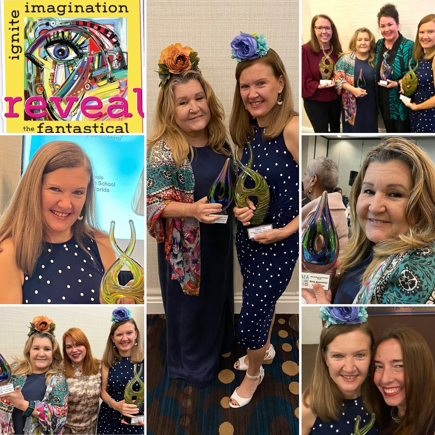 Congratulations FAEA Award Winners: Nadia, Rosa, Lark, and Nicole for your dedication to art education! Your contributions have positively impacted art education! #2024faea