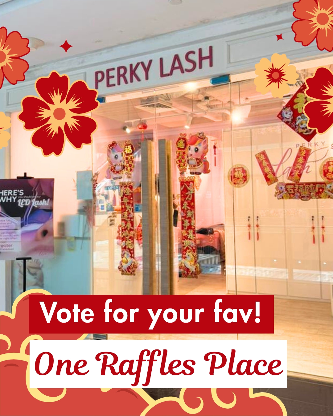🧧✨ CNY Deco Spotlight: One Raffles Place ✨🧧
One Raffles Place vibes 🏮🍊
Vote with a ❤️ below!
#perkylash