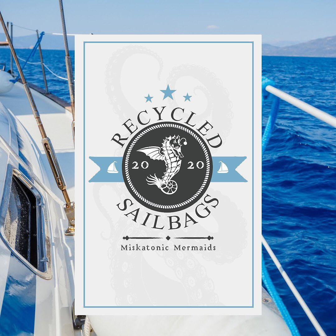 We will be at the Soda City Market This Saturday 6/4 with new handmade Recycled Sailcloth Bags, each one is unique ❤️ @sodacitysc sodacitysc @miskatonicmermaids #recycledsailbags #sailing #sailinglife #beachvibes #handmade