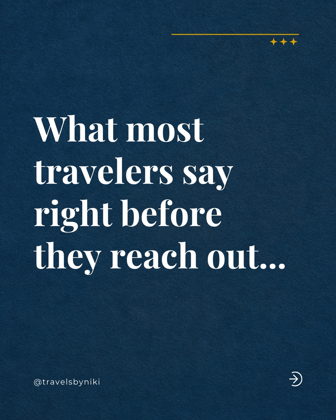 The people who reach out to me aren’t impulsive. They’re careful.
They’ve thought about this.
They know what’s at stake.
They don’t want regret tied to something that was supposed to be enjoyable.
If that sounds familiar, you’ll feel right at home here.
❌You don’t have to be “ready to book.”
✅You just have to be ready to stop guessing.
.
.
#vacationplanning #tripplanning #honeymoon #familytrips #anniversarytrips