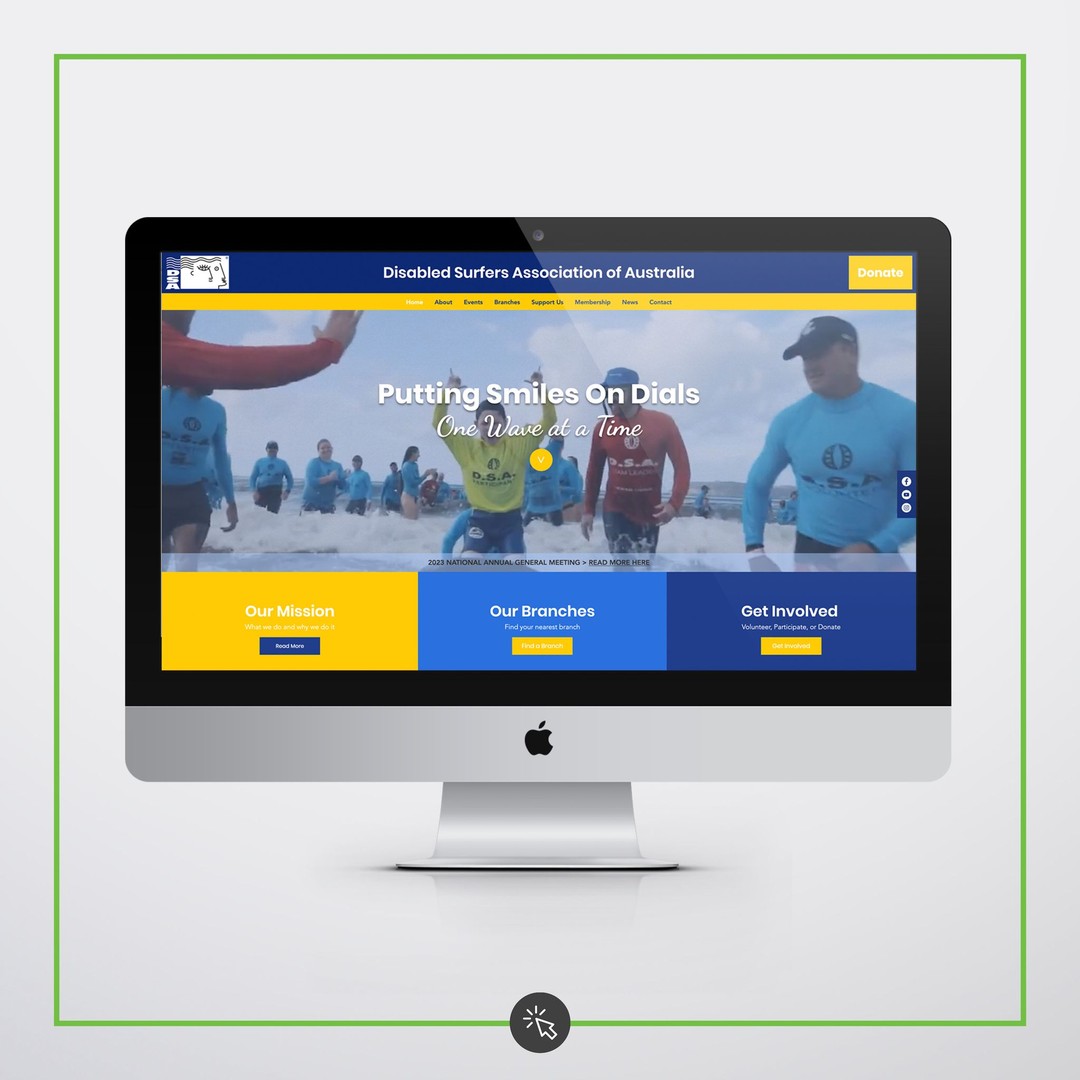 Very excited that the new Disabled Surfers Association of Australia website went live last week! It's been a labour of love pro-bono project but very rewarding to help this amazing organisation refresh their old site.
Check it out at: www.disabledsurfers.org
@disabledsurfersaus #disabledsurfersaustralia #smilesondials #surfershelpingsurfers