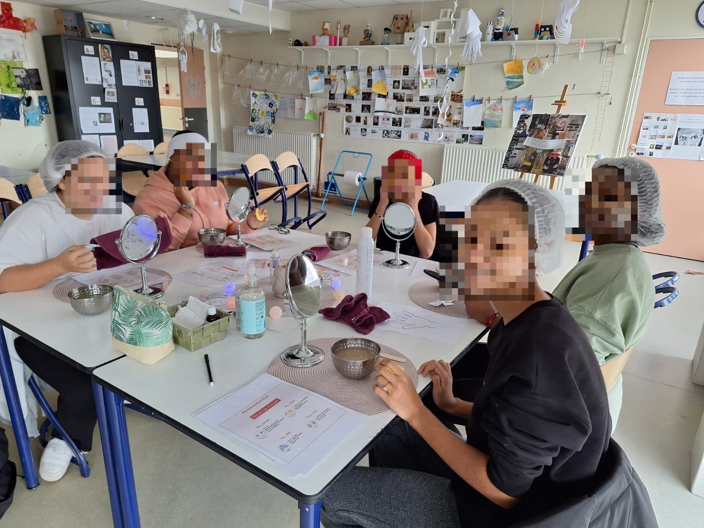 Atelier soin du visage
Collège Jacques Decour, St Pierre des Corps (37)