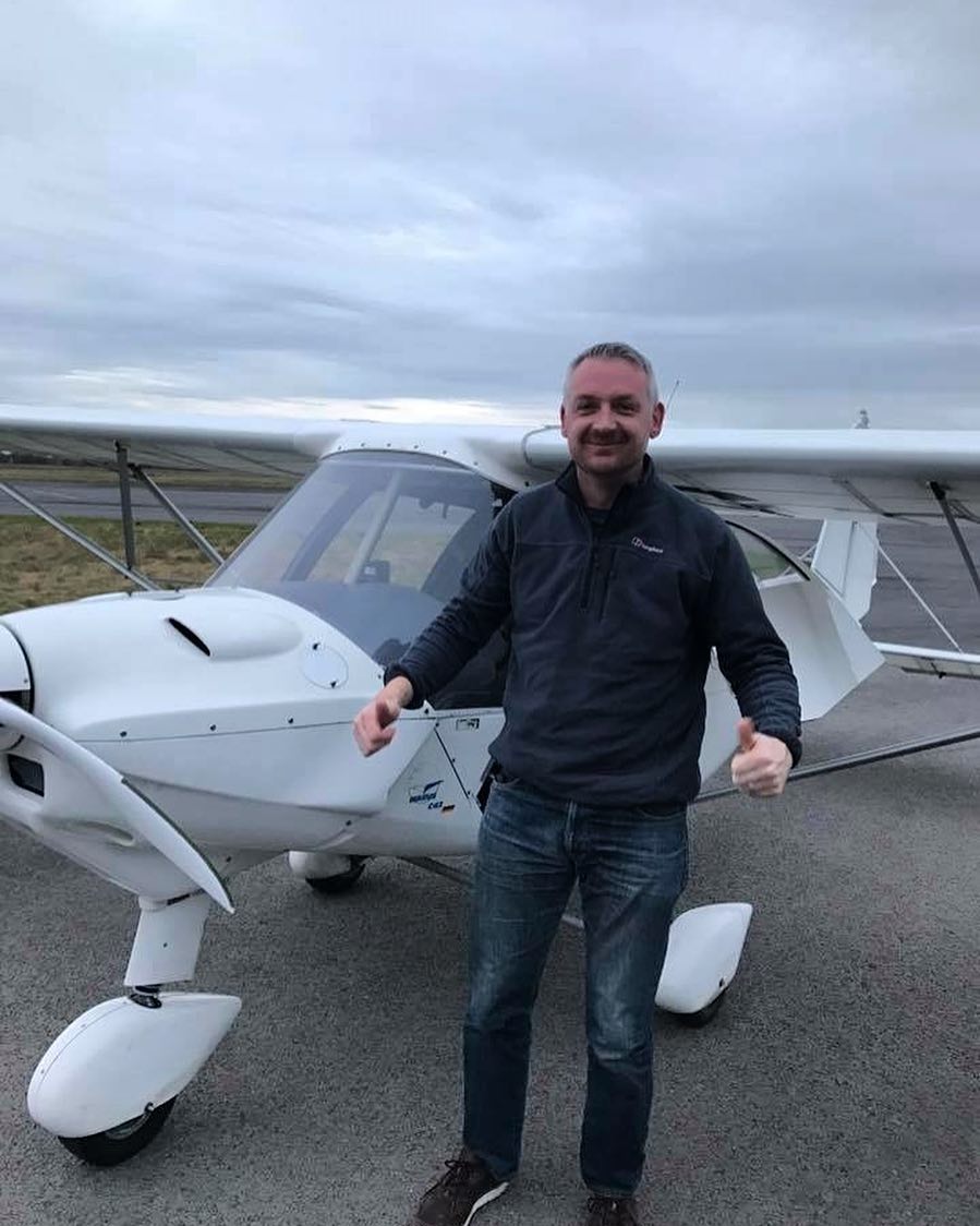 Congratulations Andrew on your first solo this afternoon 👨🏼✈️🛩