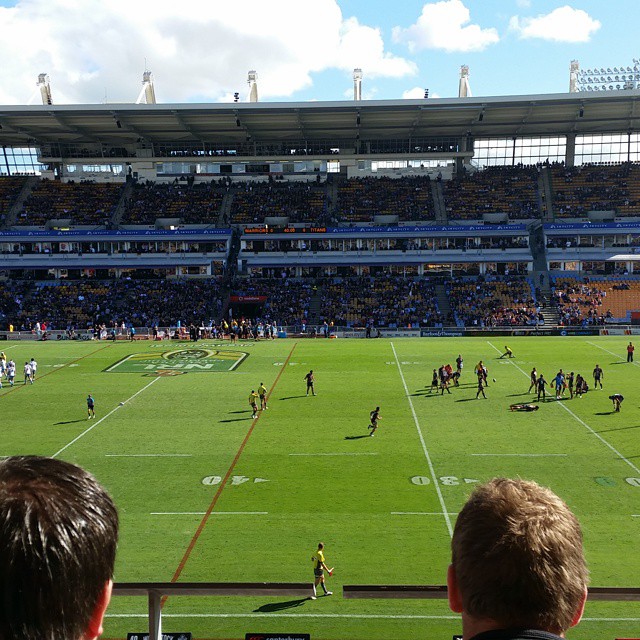 Nothing like an ANZAC day of footy. Lets go Warriors
#nzwarriors
#vodafonewarriors
#warriorsvstitans
#titansvswarriors
#anzac
#anzacday
#mtsmart