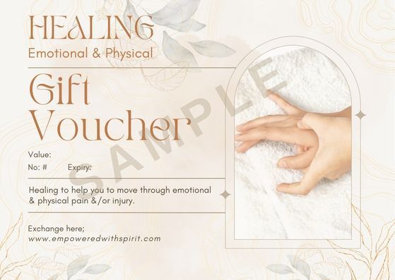 Is there someone special in your life in need of emotional or physical healing and suffering in silence? Time to take charge and treat them to a session to help them move through the pain.
Hahnemann Healing (emotional healing) is deep gentle & uplifting, allowing you to move forward from emotions held within.
Concomitant Healing (physical healing) will allow you to move through physical pain &/or injury. Visit https://www.empoweredwithspirit.com/ for further info.
.
#healing #energyhealing #healingyouremotions #morningtonpeninsula