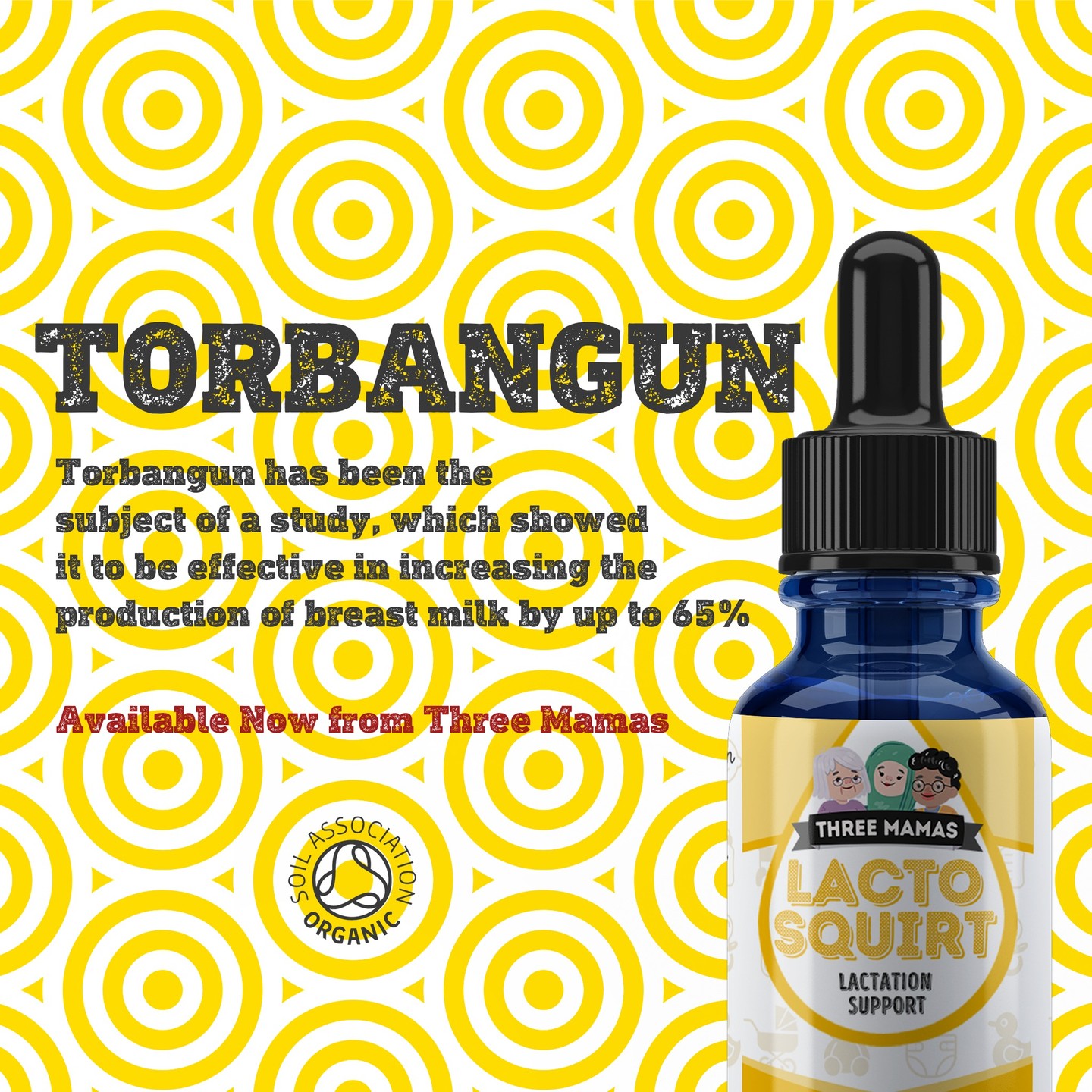 "LactoSquirt has been a game-changer for my breastfeeding journey! The organic herbal blend has increased my milk supply and has made nursing a breeze."
