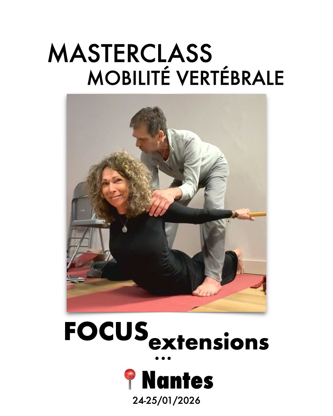 Quel week-end intense à Nantes !
🔥 23 stagiaires, des heures de recherche et un seul objectif : libérer le déploiement vertébral par la justesse de l’aplomb.
On ne ‘tire’ pas sur son corps, on crée une rencontre de poussée pour laisser circuler le mouvement.
Merci à tous les enseignants et pratiquants pour votre confiance et vos sourires !
✨ VOUS VOULEZ NOUS REJOINDRE ?
Que ce soit pour préparer un stage ou pour approfondir chez vous, choisissez votre étape en ligne :
🟠 LES FONDAMENTAUX (195€) : 40h pour maîtriser l’anatomie appliquée et l’art de l’aplomb.
🟠 CURSUS TRANSMISSION (325€) : Le pack complet pour enrichir votre propre enseignement avec notre méthodologie.
🟠 CURSUS MAÎTRISE (745€) : L’expertise totale de 100h pour devenir un référent en Yogathérapie.
📍 PROCHAINE IMMERSION À NANTES :
Nos stages d’été (5 jours - 27h) sont déjà ouverts à la réservation !
👉 Lien en bio sur Instagram pour tout découvrir, ou notez INFO en commentaire pour recevoir les détails directement en message privé !
🟡🔴
#CathEtSergeYoga #AnatomieYoga #Yogatherapie #YogaNantes #FormationYoga