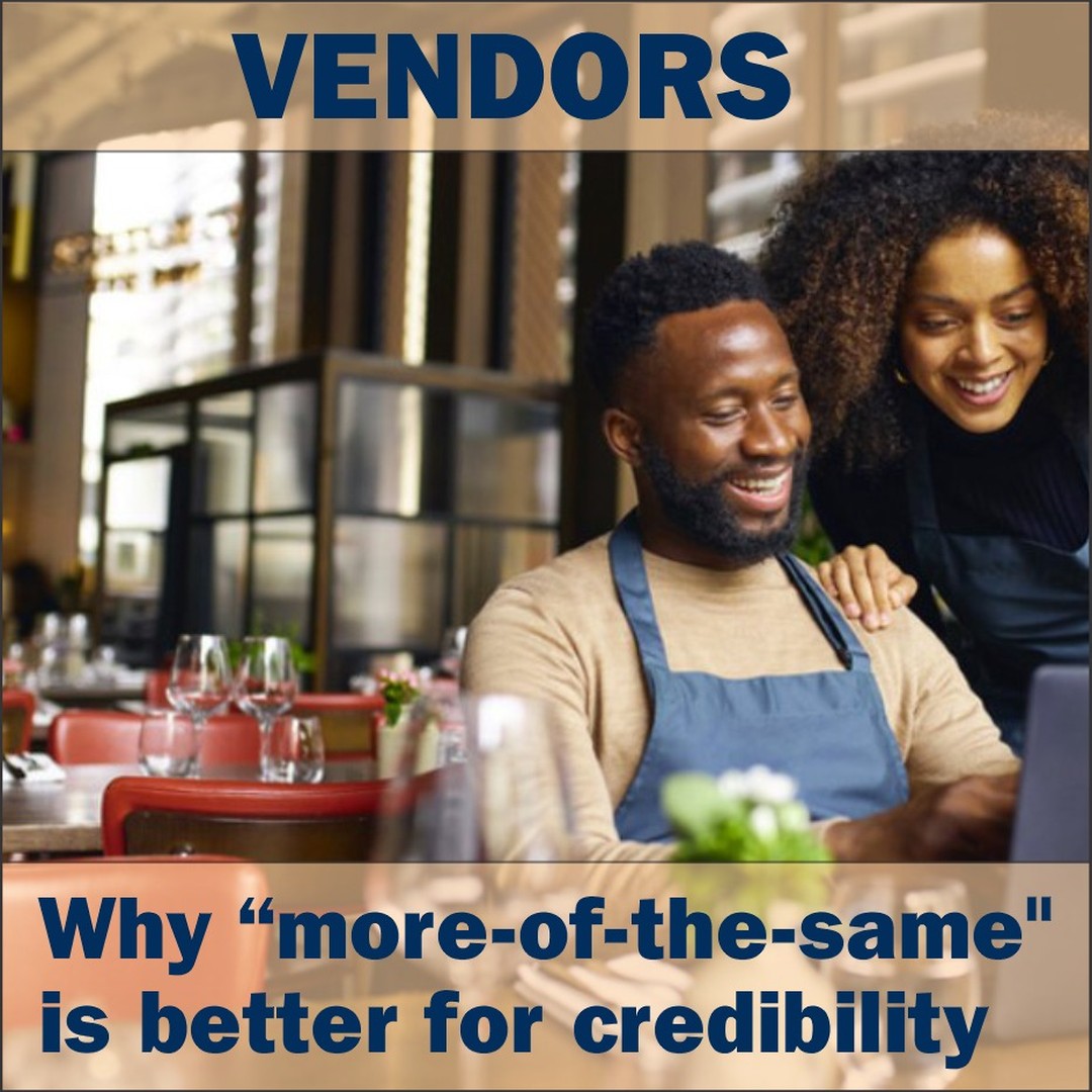 VENDORS: Why "more-of-the-same" is better
How many vendors does your company utilize over the course of a year? Depending on what type of business you have, that number could vary significantly. You may have one "go-to" provider for some items, but multiple suppliers for other items or services you use on a day-to-day basis.
While your company may have fewer suppliers than your favorite coffee shop down the street, if you look at THEIR vendor list, you may find there's a good reason to focus on "more-of-the-same" vendors for your company, too.
Pretend for just one minute that YOU are the owner of that little coffee shop and diner down the street. It's unlikely all of your daily needs would come from just one distributor, so it's easy to identify which areas where you might need to have multiple suppliers —
• Multiple vendors for dishes, glassware, and utensils
• A different one for the heavy coffee mugs
• And a different one for the Styrofoam cups and to-go boxes
• And another for your pots, pans, and cooking utensils
• There's a vendor to lease the coffee machines
• And another for the actual coffee grounds
• And another for the filters
• And then there's the soda supplier
• And the water supplier
• Multiple vendors for perishable food products like bread and fruit
• And more for non-perishables like sugar, flour, ketchup
READ MORE: Vendors: Why "more-of-the-same" is better
https://www.starpointcreditsolutions.com/post/2018/10/02/vendors-why-more-of-the-same-is-better
#smallbusiness
#businesscredit
#howtofixmybusinesscredit
#businesscreditbuilding
#tradelines
#tradepayments
#businesscreditrepair
#businessvendors
#creditapprovals
#creditbuilding
#businesstradelines
#updatednb
