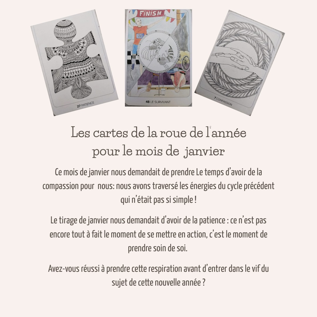 Avez-vous envie de savoir ce que le mois de février nous propose de vivre?
Avec Nathalie de @latelierdetara nous organisons une conférence atelier le 5 février pour vous donner des pistes sur l'énergie de février par le biais d'une huile essentielle et une association de cartes archétype/émotions.
N'hésitez pas à nous contacter, nous serons ravies de parcourir ce chemin en votre compagnie.