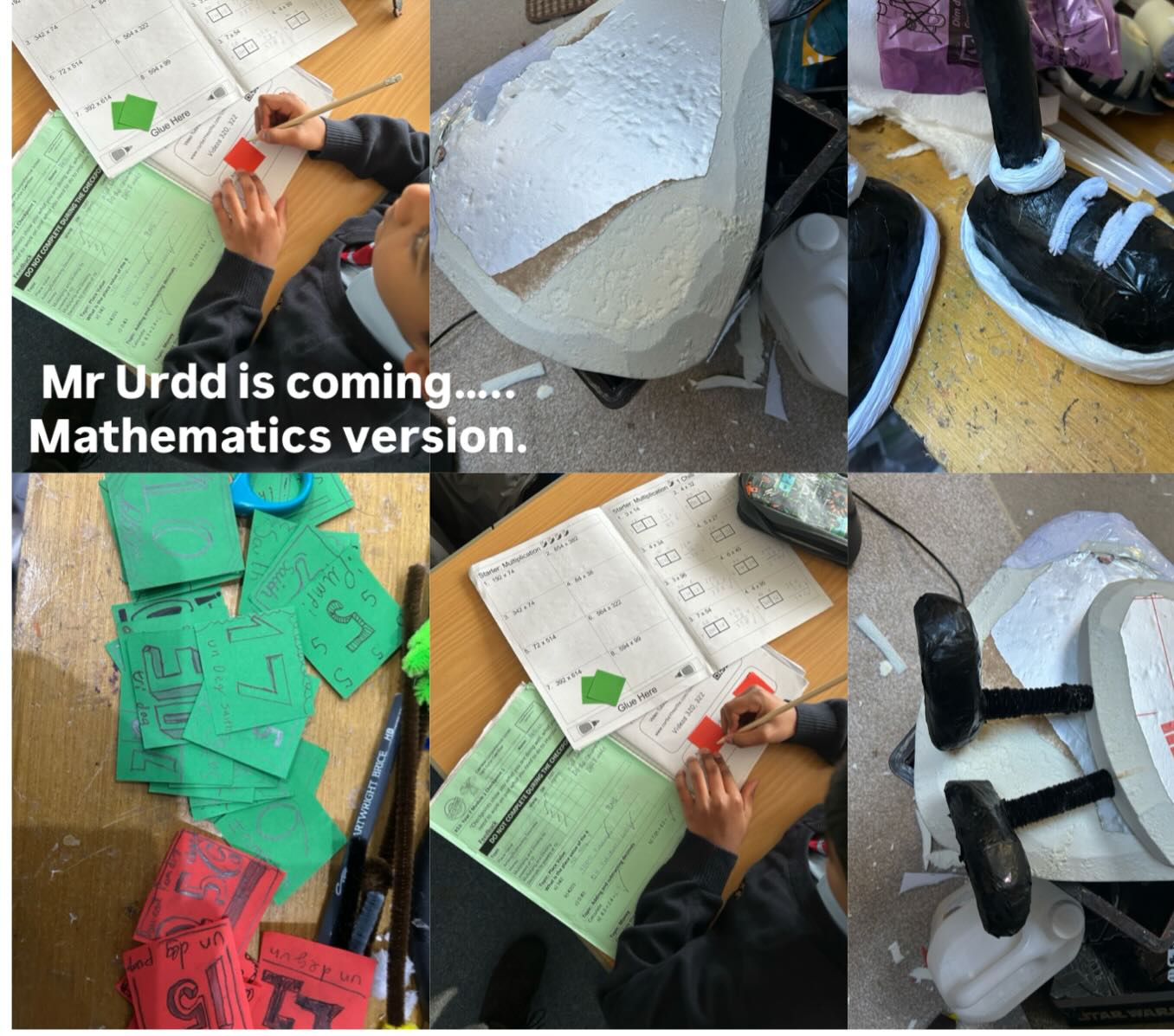 Mr Urdd is coming…. The maths version. Yr7 working together and learning about numbers in Welsh. #cynefin #mathematics #maximisingpotential