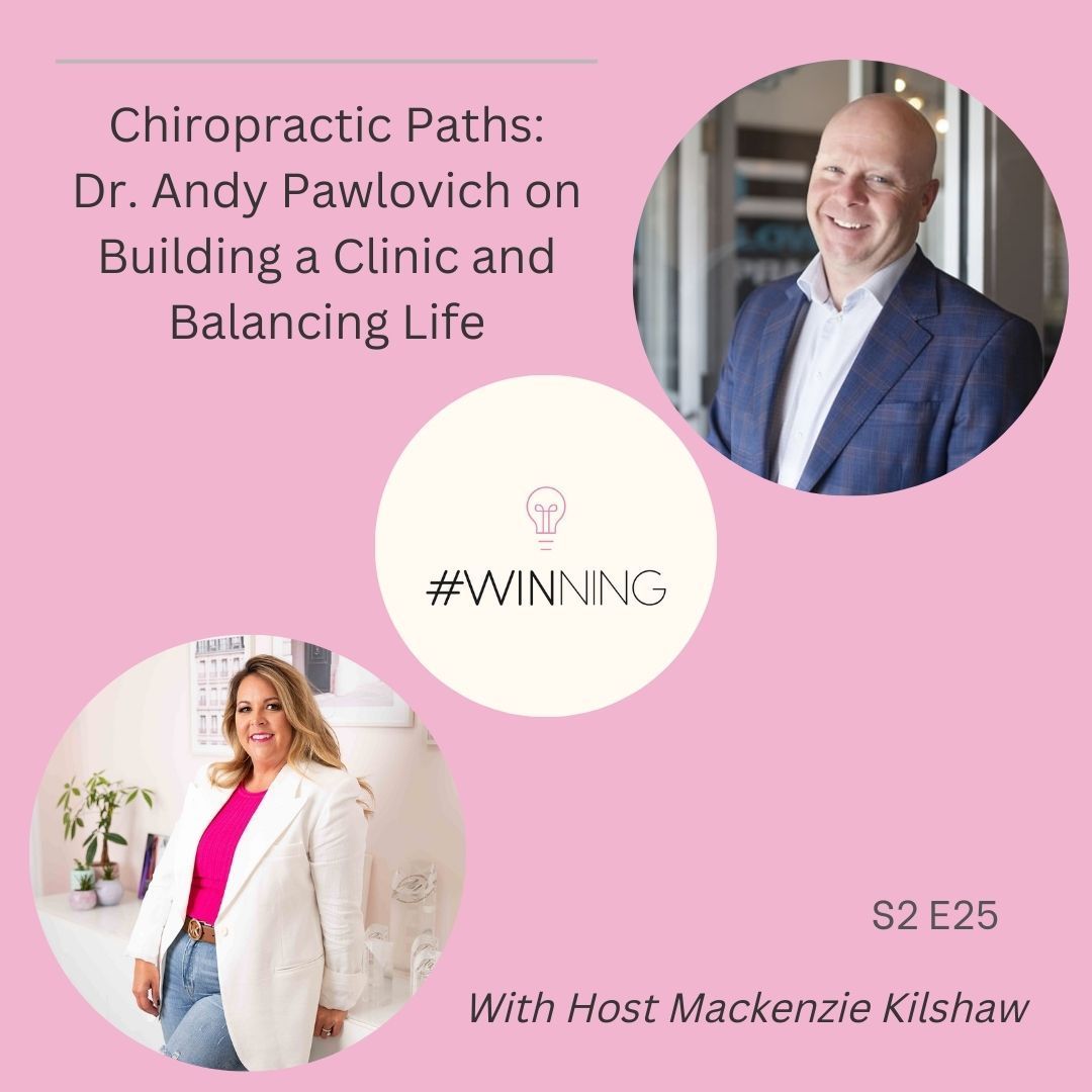 🎙️ Season 2 Episode 25 Chiropractic Paths: Dr. Andy Pawlovich on Building a Clinic and Balancing Life
When Andy Pawlovich first adjusted a patient's spine as a bright-eyed new chiropractor, he didn't just realign vertebrae; he set his life on an entrepreneurial trajectory that many only dream of. Our latest episode peels back the curtain on Andy's riveting journey from a novice chiropractor to a seasoned clinic owner @pawlovich_chiropractic , revealing the personal growth and business acumen that have been his companions every step of the way.
With a candidness that's as refreshing as it is rare, Andy shares the early sparks of enthusiasm for chiropractic care and how embracing professional business advice revolutionized his clinic, enhancing both operations and patient engagement.
Venture further into Andy's world, where you'll find a harmonious blend of professional dedication and a deeply valued personal life. This episode illuminates the indispensable role played by Andy's wife, Nicole, whose involvement in the clinic extends from financial wizardry to the digital dance of social media strategy. Theirs is a partnership that serves as a blueprint for success, proving that when two forces unite in business and in life, the result can be nothing short of extraordinary.
#podcast #podcasthost #winningpodcast #canadianpodcast #WINNING #inspiration #education #leadership #business #femalehost #entrepreneur #podcastlife #podcastshow #podcastforwomen#femalefounded #femalepodcast #femaleowned #podcastforentrepreneurs #entrepreneur #business #podcastforbusiness