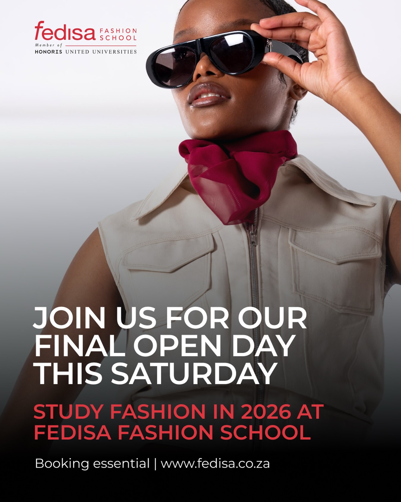 Join us for the last FEDISA Fashion School Open Day for the 2026 enrolment.
Are you dreaming of a career in the ever-evolving world of fashion? With FEDISAās internationally accredited qualifications as your launchpad, thereās nothing stopping you from starting your fashion journey today.
Join us on Saturday, 31 January 2026 at our Cape Town campus for an engaging and interactive Open Day. The experience includes an informative presentation, a guided campus tour, and a Q&A session with the FEDISA team.
Date: Saturday, 31 January 2026
Time: 10:00 ā 12:00
Venue: FEDISA Cape Town, 81 Church Street, Cape Town City Centre
Booking Essential
WhatsApp us (link in bio) or click the link to book now.
What you can expect from our Open Day:
⢠An in-depth presentation on FEDISA and our available Degrees and Qualifications
⢠Information on student funding and student accommodation
⢠Details on FEDISA Early Registration Specials
⢠A guided campus tour
⢠Information regarding career opportunities in the fashion industry, with insights shared directly by industry experts
We look forward to welcoming you to the FEDISA Experience, where fashion education meets the real world.
FEDISA Fashion Professionals, Made of More