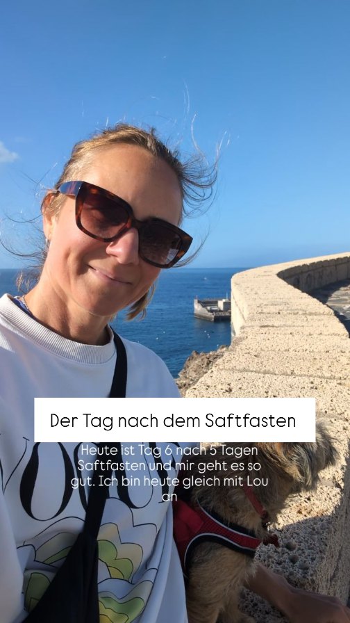 Mein Detox Tagebuch
Tag 6
Ich habe wunderbare fünf Tage hinter mir und bin voller Dankbarkeit für mich, für meinen Körper und mein Leben ✨
Diese Selbstliebe und Selbstfürsorge, die ich mir selbst geschenkt habe, ist wirklich unbezahlbar!
Wenn ich das gerne auch einmal für euch erleben möchtet, kommt zu unserem nächsten Retreat von 13.-18.04. nach Teneriffa 🌞
Alle Infos dazu auf unserer Website unter inner-you.de
#yogaretreatteneriffa #detoxretreat #selfcare #auszeit #detox