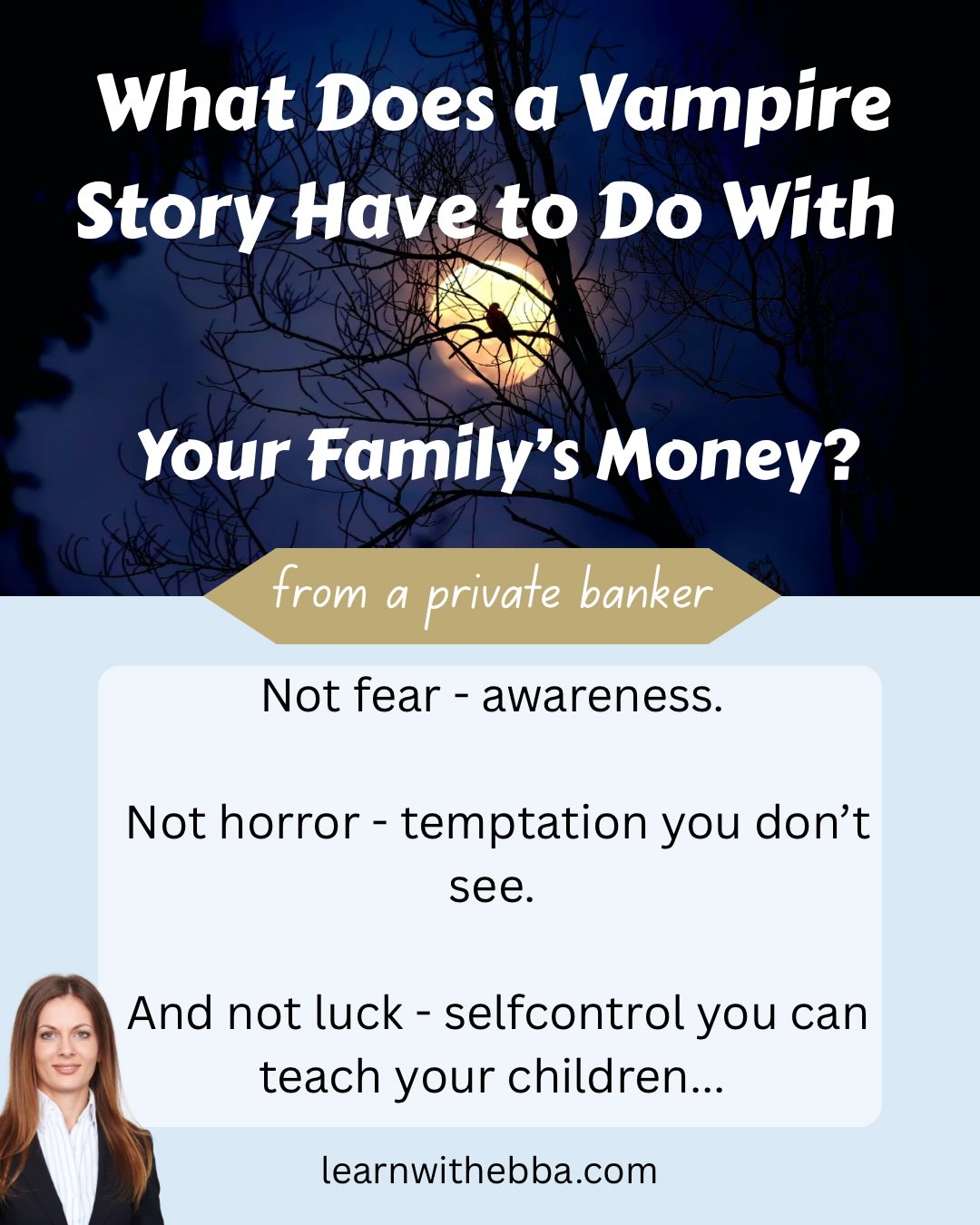 Dracula isn't just about vampires - it's about temptation, loss of control, and what we fail to watch over. These
same forces shape family finances. A private banker's take on teaching kids self-control with money through
classic literature.
A unique approach to teaching kids financial literacy through storytelling. Includes practical tips for applying these lessons at home.
learnwithebba.com
link in Bio
#financialeducation
#financialliteracyforkids
#wealthfreedom #moneymindset #moneybook