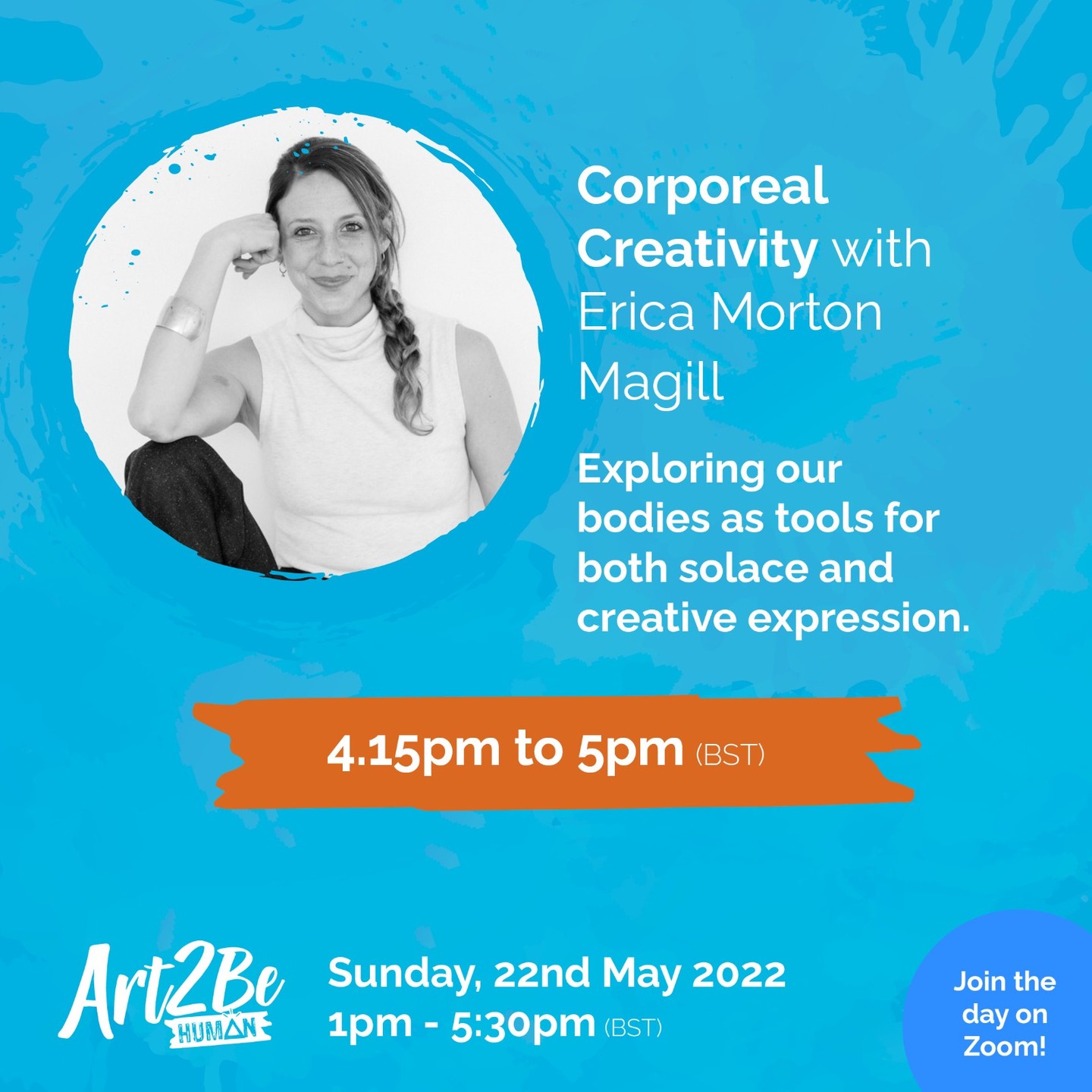 You definitely want to join Erica Morton Magill for her session this Sunday 22nd at the Art2BeHuman Day.. joining us from California, Erica will get us moving. (Check your local timings as our agenda is showing UK times)
❤️A bit about the session...
Corporeal Creativity
Combining gentle movement with writing or crafting (you choose your own adventure), we’ll explore our bodies as tools for both solace and creative expression. We encourage you to bring a journal and either something to write, paint, draw, or collage with.
❤️ A bit about Erica...
Erica is a recovering yoga studio owner currently working toward her Master's degree in London. Her passion lies at the intersection of ritual, faith and the creative process. She believes in the value of pen and paper and leaves trails of napkin notes in her wake. Movement is her medicine. She thinks walnuts are an underrated snack and carries them with her always.
#body #movement #creativity #art2behumanday2022 #art2behuman #learning