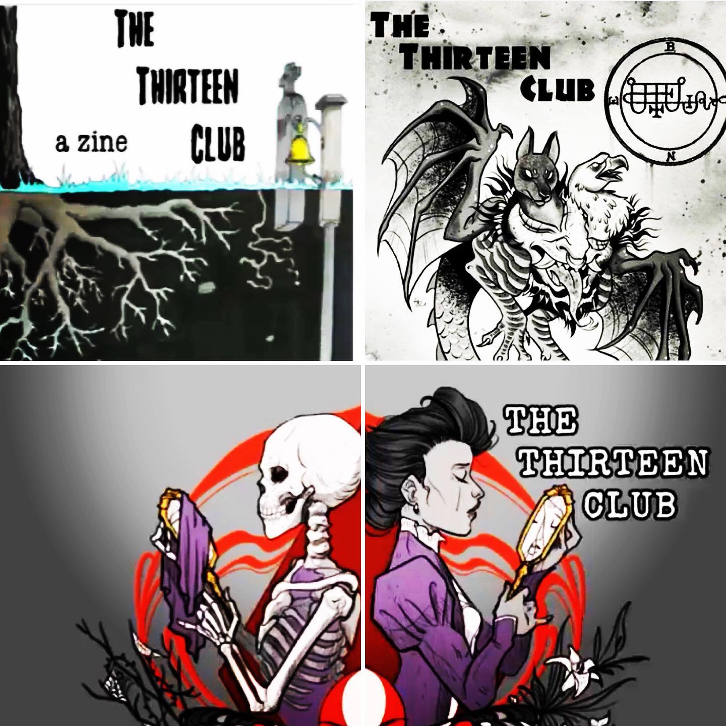 Happy Friday the 13th! You can read back issues of The Thirteen Club zine at @yoursthirteenly and at https://www.haint.blue/the-thirteen-club
Morituri te Salutamus!