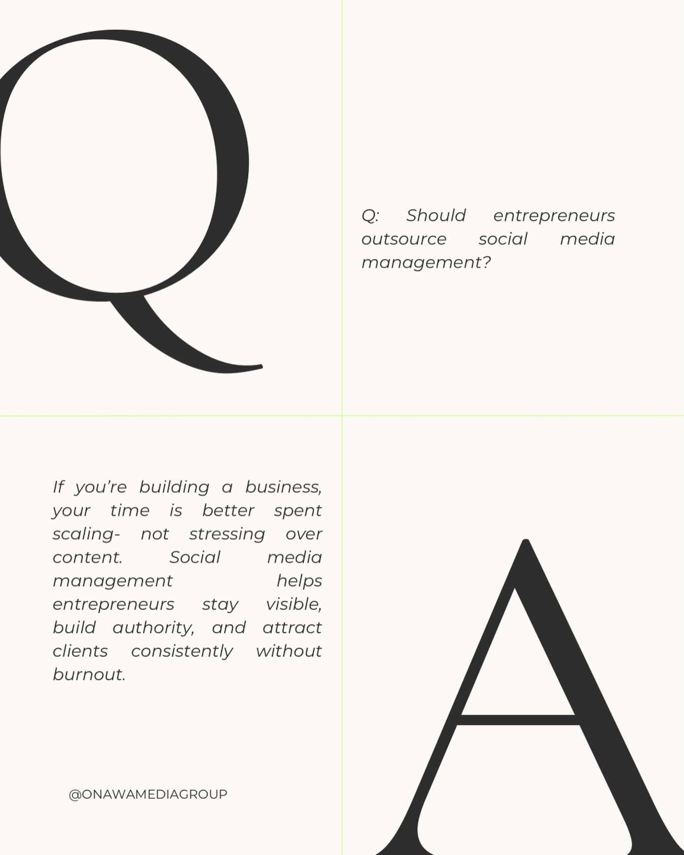 Entrepreneurs don’t need more tasks…they need systems that work. Strategic social media management helps entrepreneurs grow their brand, increase visibility, and attract aligned clients while staying focused on revenue-producing activities. At Onawa Media Group, we help business owners show up online with clarity, consistency, and confidence.
Build the brand. We’ll handle the strategy.
#EntrepreneurLife #PersonalBranding #BusinessGrowth #OnawaMediaGroup