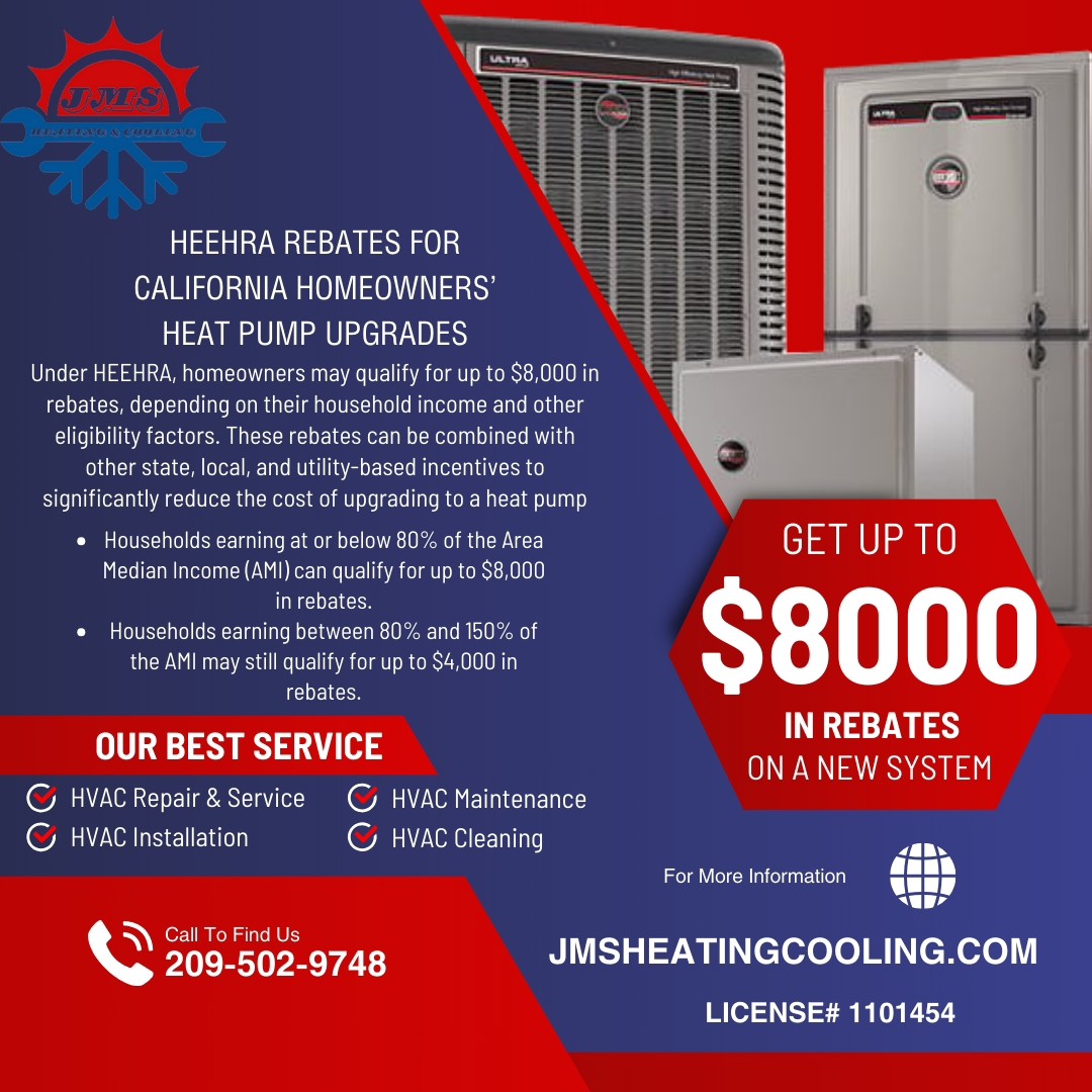 If you’re a California homeowner looking to upgrade to an energy-efficient heat pump, there’s never been a better time to do so. Thanks to the Home Energy Efficiency and Home Rebate Act (HEEHRA), you could qualify for thousands of dollars in rebates to make the switch. This federal program is part of the Inflation Reduction Act and is designed to help low- to middle-income homeowners afford energy-efficient HVAC upgrades like heat pumps. At Command Comfort, we’re here to help you navigate this opportunity, from understanding eligibility requirements to installing your new heat pump. Here’s everything you need to know about HEEHRA rebates and why it’s the perfect time for a heat pump installation.