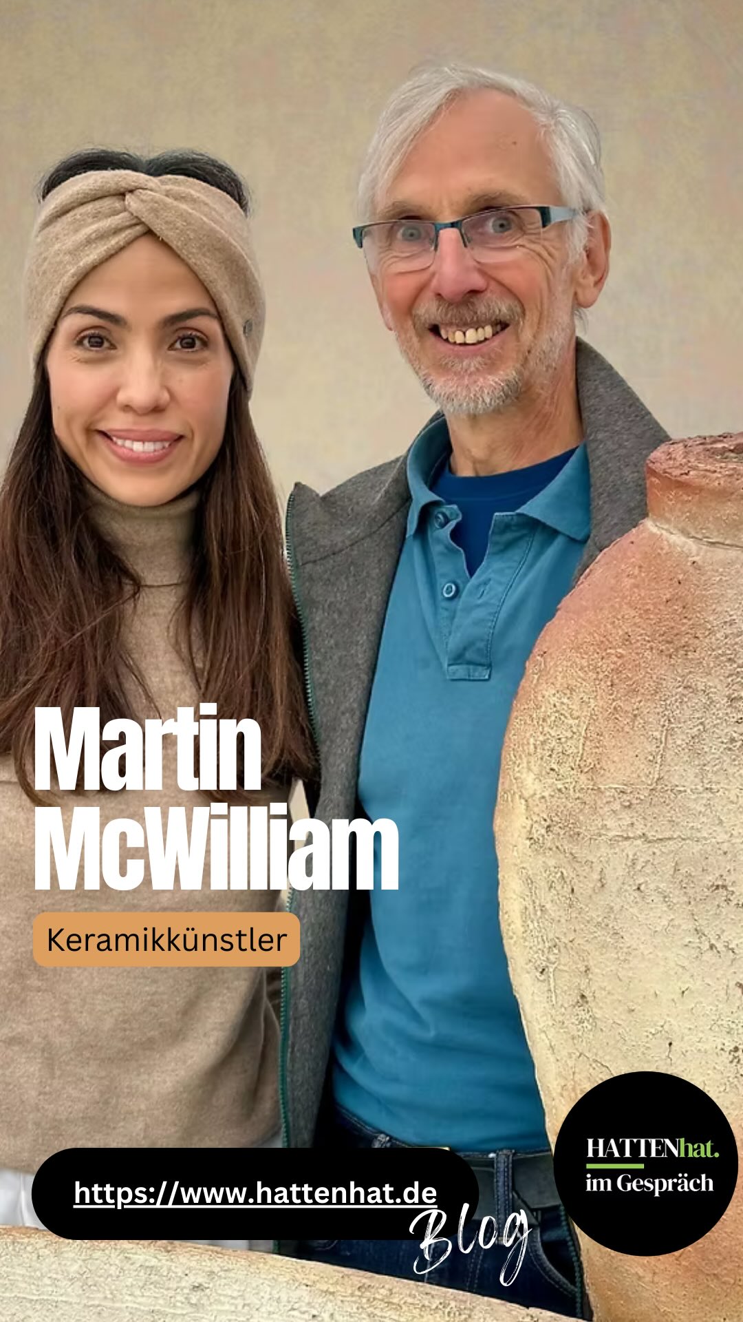 📍HATTENhat. im Gespräch mit der Keramikkünstler Martin McWilliam.
„Kunst ist nicht das, was man sieht – sondern das, was man andere fühlen lässt.“
In unserer ersten Ausgabe des Jahres 2026 von HATTENhat. im Gespräch möchten wir mehr über Martins künstlerischen Weg, seine Inspirationsquellen, das Leben im Dorf, sein Tanzen und seine Sicht auf die Zukunft erfahren.
👇Interview hier:
https://www.hattenhat.de/post/ausgabe-januar-2026-hattenhat-im-gespräch-mit-mit-martin-mcwilliam
📍HATTENhat. im Gespräch: Jeden letzten Sonntag im Monat.
📸 🎥 @osomedia.de + HATTENhat.
#Hattenhat #HattenimGespräch #Handwerk #persönlichkeitenaushatten #keramikkunst #sandhatten #hatten