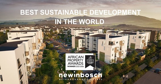 Global Recognition for Design That Makes Sustainability Visible
Last weekend, Newinbosch, the mixed-use neighbourhood in Stellenbosch, was honoured at the International Property Awards in London, receiving:
Best Sustainable Development in the World
Best Sustainable Development in Africa
Best Mixed-Use Development in Africa
A project by @similangroup, who drove sustainable principles from concept through to construction phases.
For us as OL architects and urban designers , this recognition of the project affirms a sustainability vision embedded not only in individual buildings, but across the entire precinct. Newinbosch has been planned and delivered as a 6-Star Green Star Sustainable Precinct, with all residential buildings achieving EDGE Advanced certification, setting clear, measurable targets for energy, water and material efficiency.
Architectural design plays a central role in achieving this .
Passive design strategies - including optimal orientation, shading, thermal mass and high-performance building envelopes - significantly reduce energy demand while enhancing everyday comfort.
These building-scale decisions are reinforced by precinct-wide renewable energy systems, water-sensitive urban design and integrated infrastructure that lowers long-term dependence on municipal resources for total supply of services .
Just as important is the spatial and landscape framework.
Walkable streets, compact mixed-use density and strong connections between buildings and public spaces reduce transport impact and encourage daily interaction. Indigenous planting, ecologically carefully managed stormwater systems enhance biodiversity, improve microclimate and strengthen long-term environmental resilience.
We are proud to have worked alongside Similan Group as developer, Ecolution Consulting, the Green Building Council South Africa (GBCSA) and a dedicated professional team - delivering a project where sustainability is not an add-on, but fundamental to the architecture and the urban structure.