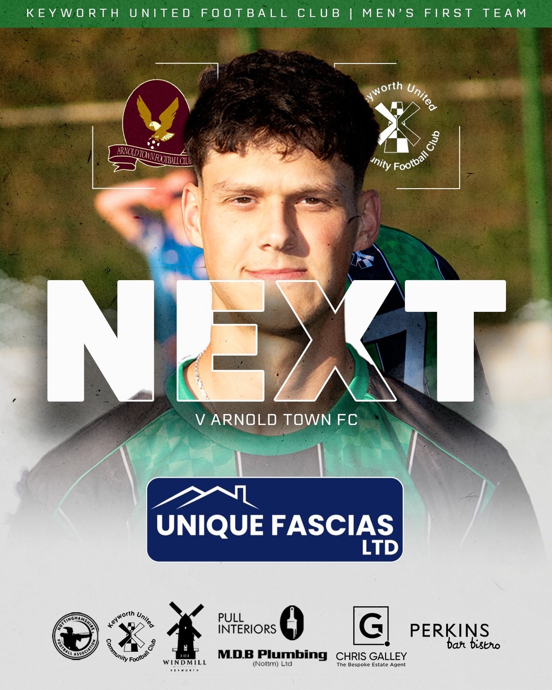 NEXT UP ⤴️ | Keyworth United Men's First
Its a repeat of last weekend's fixture as our Men's First Team travel to Arnold Town FC.
📆 Saturday 31rd January
🏟️ OXTON ROAD, NG5 8PS
🕗 14:00 KO
#UTG | #COYG | @NottsSeniorLge