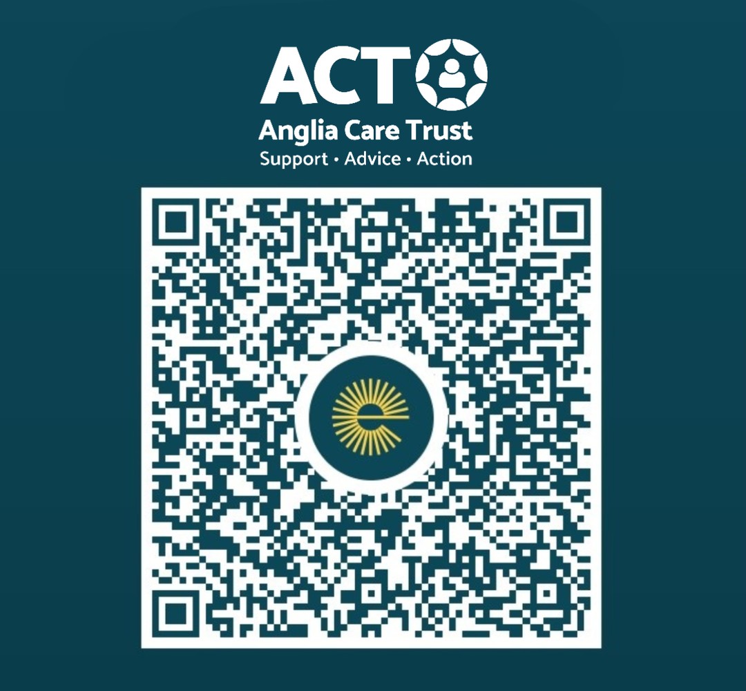 Support Anglia Care Trust at no extra cost to you – it’s easier than you think!
Did you know you can raise money for Anglia Care Trust every time you shop online – without donating a penny yourself?
By using easyfundraising, retailers donate to Anglia Care Trust when you shop with them.
It’s free, quick to set up, and works with thousands of well-known shops like Amazon, Tesco, eBay, Argos, John Lewis and more.
It only takes 2 minutes to set up, or to simplify it further - just scan our QR code.
1. Go to easyfundraising.org.uk
2️. Search for Anglia Care Trust and select us as your cause
3. Create a free account
4️. Shop as normal via the easyfundraising website or app
Top tips to make it effortless:
✔️ Download the easyfundraising app
✔️ Add the browser reminder so it pops up when you’re shopping
✔️ Use it for everyday things – groceries, insurance, holidays, gifts
✔️ Tell friends and family to support Anglia Care Trust too
Small actions add up and your everyday shopping can make a real difference to people in our community
Thank you for supporting ACT.
