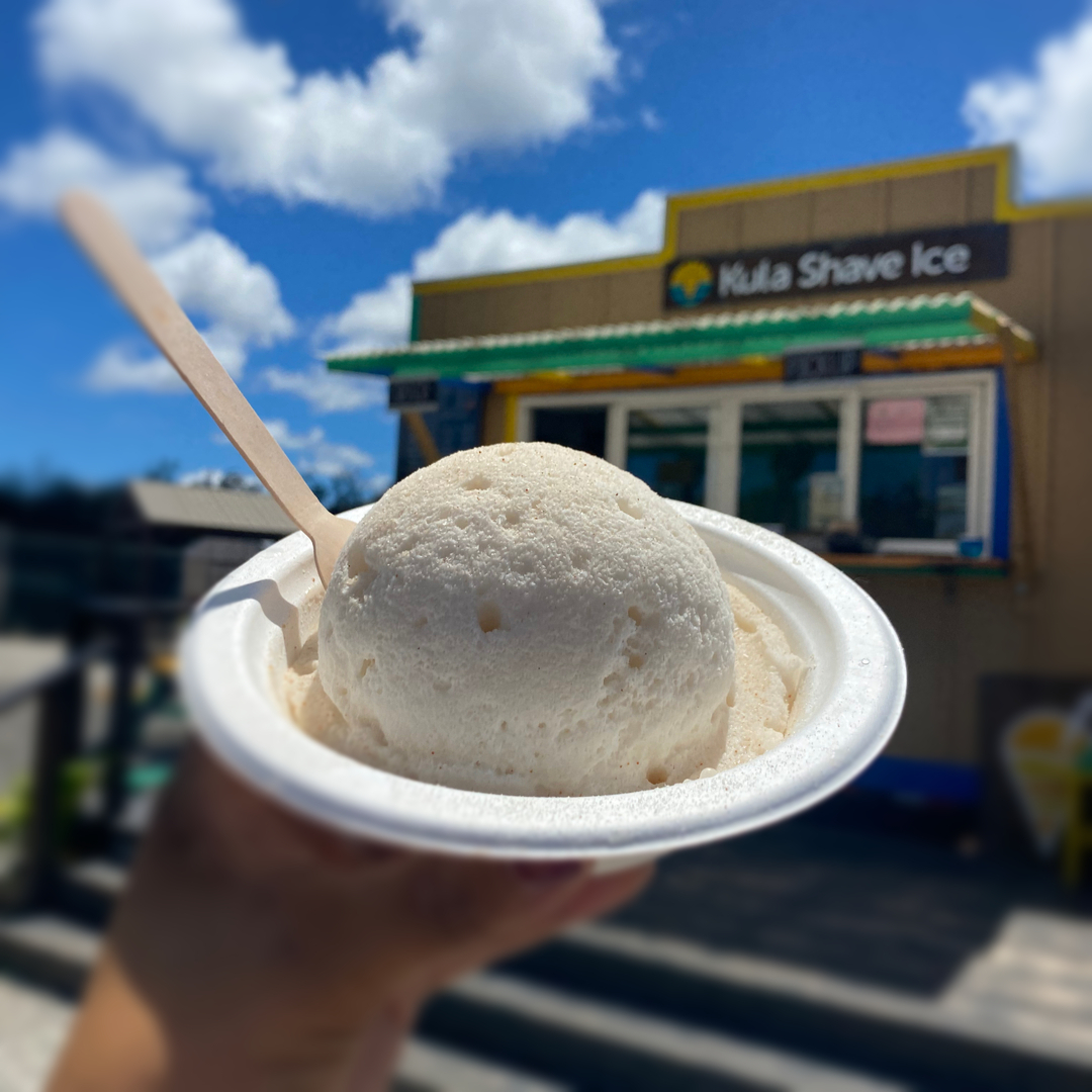 Cool off today with our keiki Coconut Shave Ice sprinkled with our all natural Li-Hing Mui!
#kulashaveice #kulashaveicens #shaveice #shaveicelovers #coldbrew #kahuku #onokinegrindz #foodie #hawaifoodies #foodstagram #foodiesofinstagram #hawaiisbestkitchens #localkinegrindz #hawaiieats #oahueats #oahufoodie #eathawaii #honolulueats #hawaiistagram #whattoeatinhawaii #808eats #northshore #farmtotable #supportlocal #smallbusiness #dessertmenu #fruit #organicfood #summerinhawaii