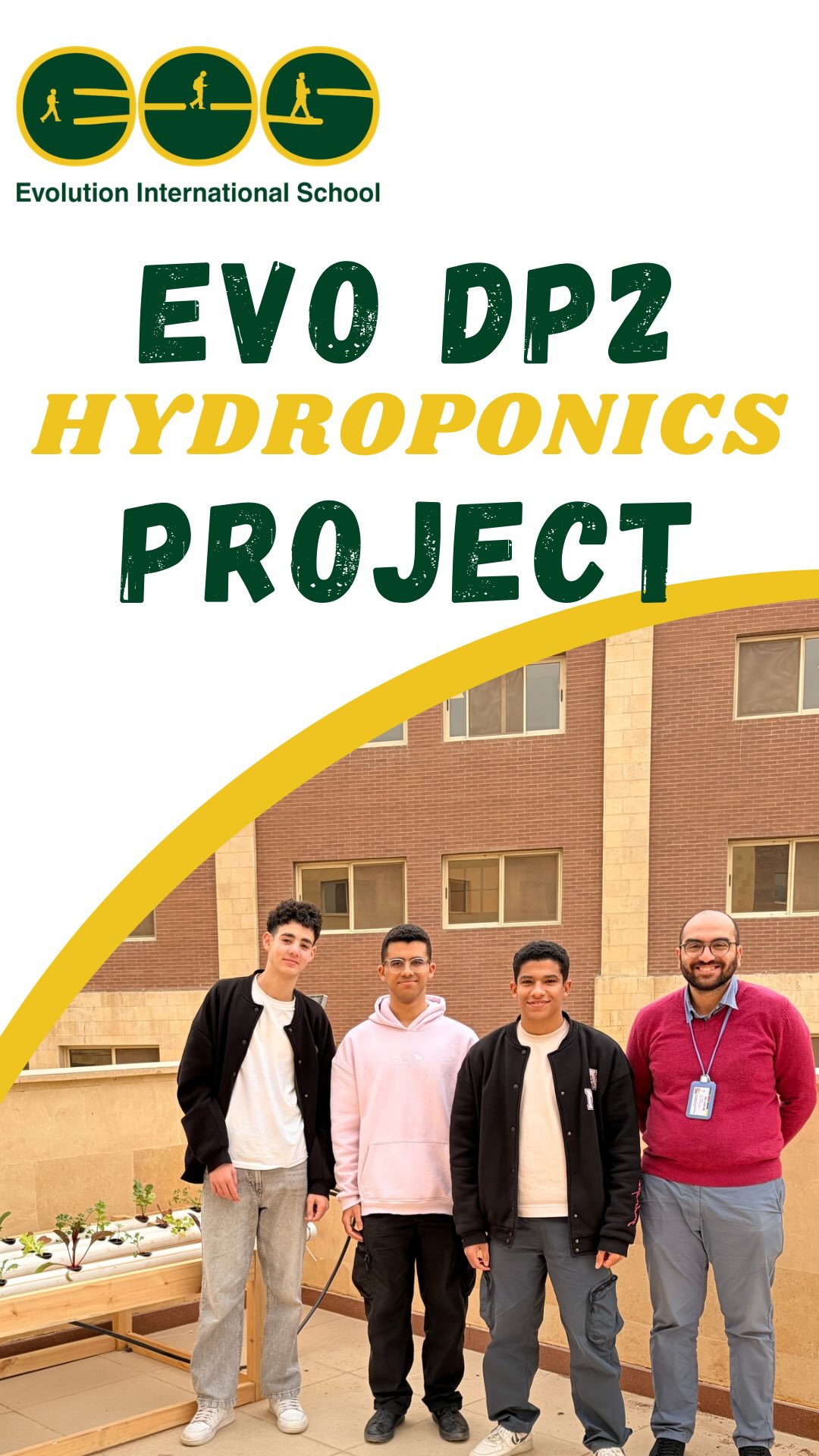 DP2 students designed and built a fully functional hydroponics system—turning science into action and sustainability into practice.
This collaborative project reflects how inquiry, innovation, and real-world problem solving come to life in the IB Diploma Programme.
This is learning with purpose.
🌱 Discover how we prepare students for global challenges—book a school visit today.
#EvolutionLVNG
#EvoLVNG
#LeadingChange
#ibschoolworld
#ibdp
Evo2025-2026