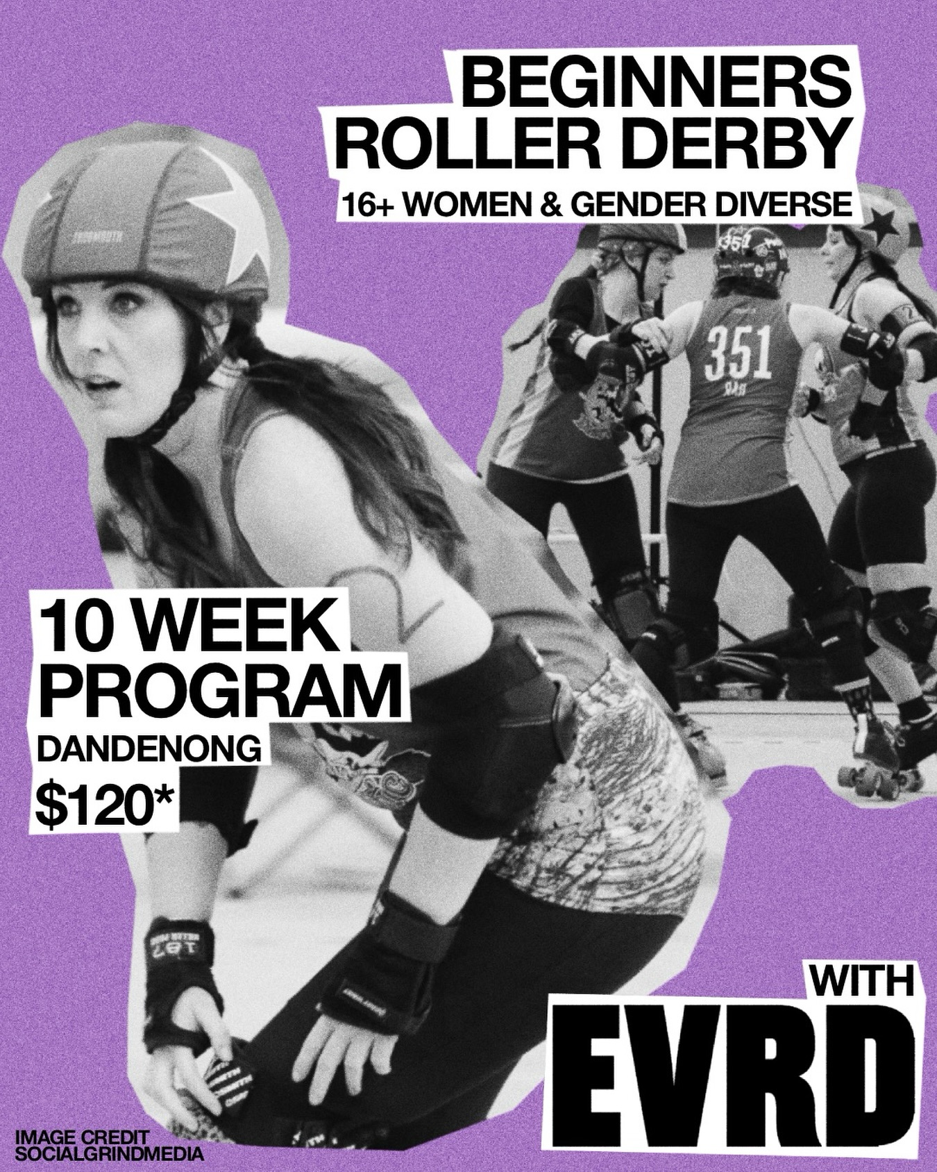 We are so back!
If you’ve been wanting to try roller derby, this is your chance! Join us as we reign in a new derby year with our first Come and Try session of 2026 💜
More information available on our Facebook event, and online at eastvicrollerderby.com/freshies