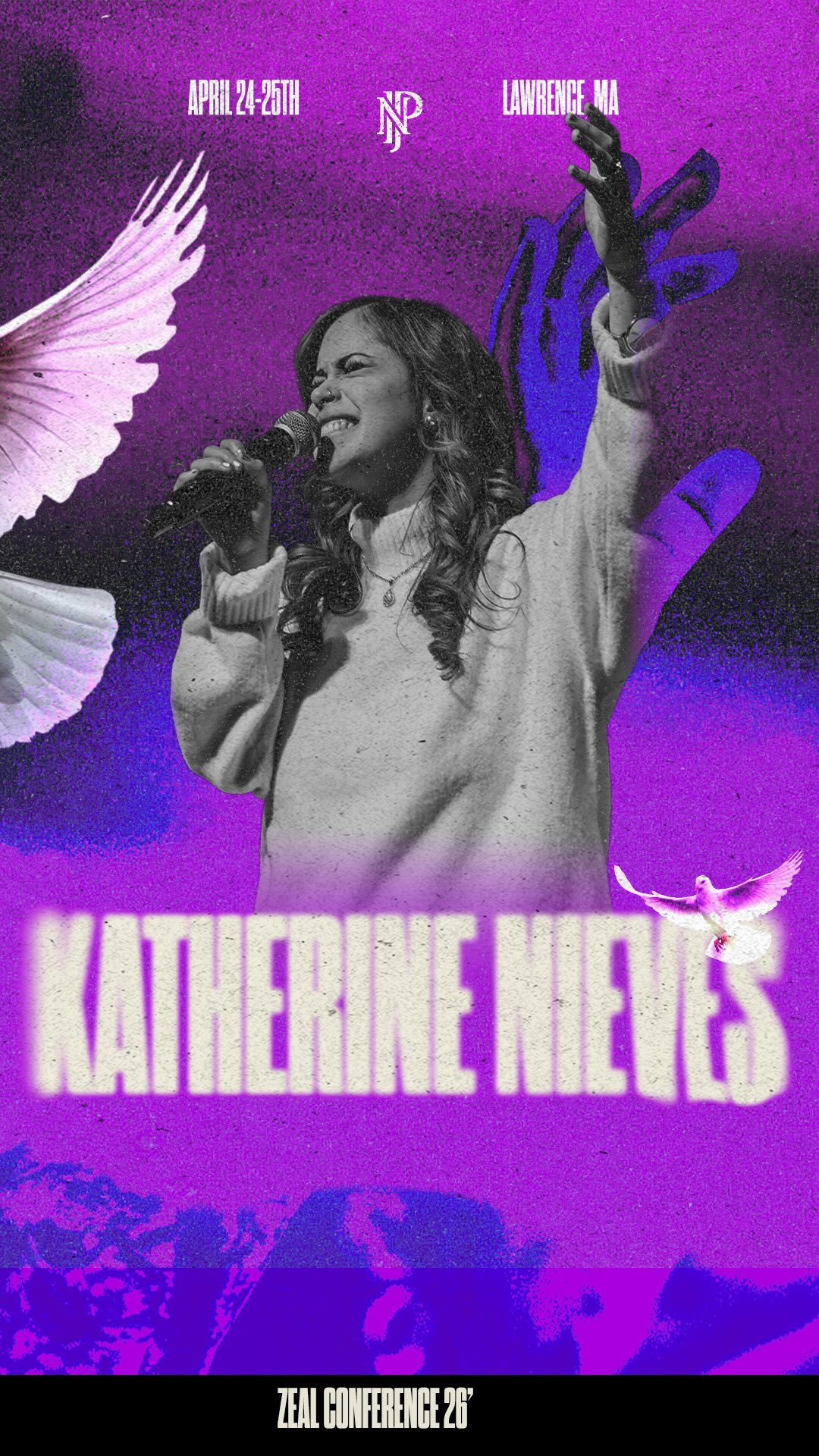 We’re excited to announce our first guest for Zeal Con 2026 and welcome Katherine Nieves back for the second time ever.
Katherine is a powerful worship leader from the New England area with a prophetic voice, and she also hosts the Zion Worship Conference. She carries depth, authenticity, and a heart to see this generation encounter God, and we’re honored to have her pour into our community.
❤️🔥 Zeal Con 2026
📅 April 24–25
📍Greater Lawrence Technical School
Early registration closes February 1st.
Register now. Link in bio.
You don’t want to miss this.
#zealcon26 #zeal #ipnministries