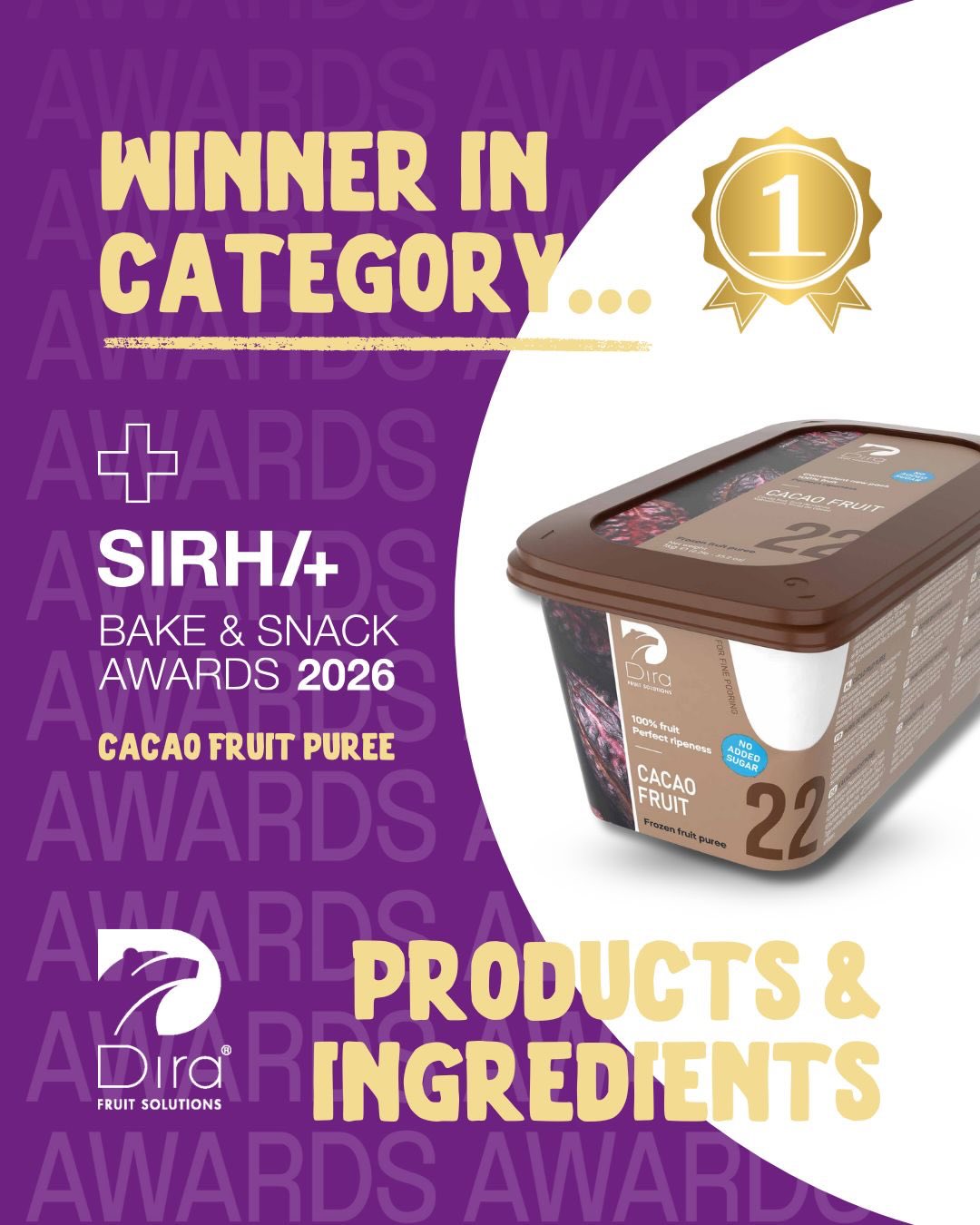 A milestone moment for Hacienda Palo Santo and for cacao fruit innovation. πβ¨
Huge congratulations to our partners at @dirafrostfrozenfruit for winning 1st prize at the @sirha_bakeandsnack in Paris, in the category βProducts & Ingredients for Pastry.β ππ«π·
This award highlights the growing role of cacao fruit purΓ©e as a next-generation ingredient for premium pastry, desserts, and food innovation worldwide.
If you are based in Europe and interested in exploring cacao fruit purΓ©e for your ingredient sourcing, distribution portfolio, culinary concepts, or new product developments, feel free to contact me directly or reach out to @dirafrostfrozenfruit . We would be glad to support your upcoming projects. π€π«β¨
π© info@haciendapalosanto.com
π +593 99-328-4719
#cacaofruit #frozenpulpfruit #cacaoinnovation