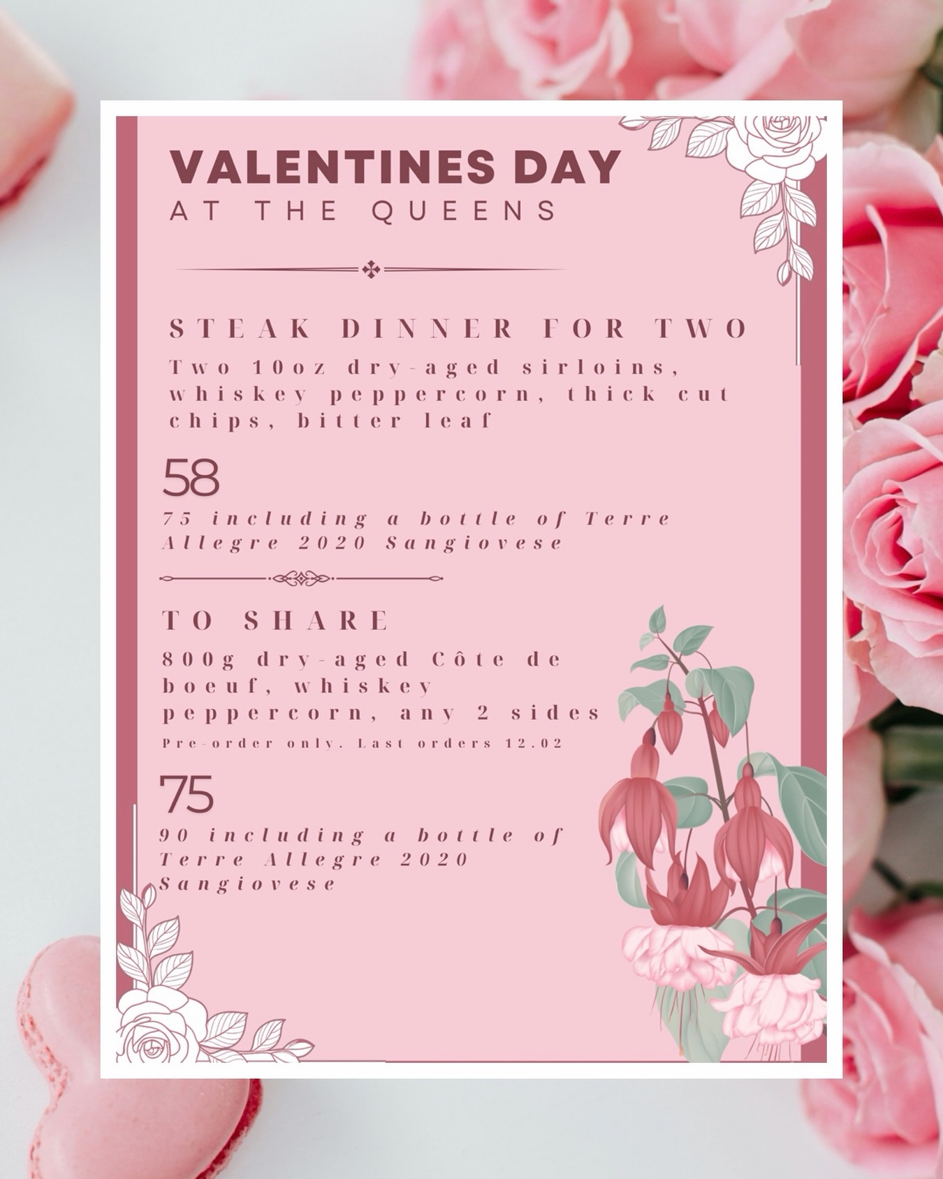 Valentine’s Day, Galentine’s Day or just a Saturday night out