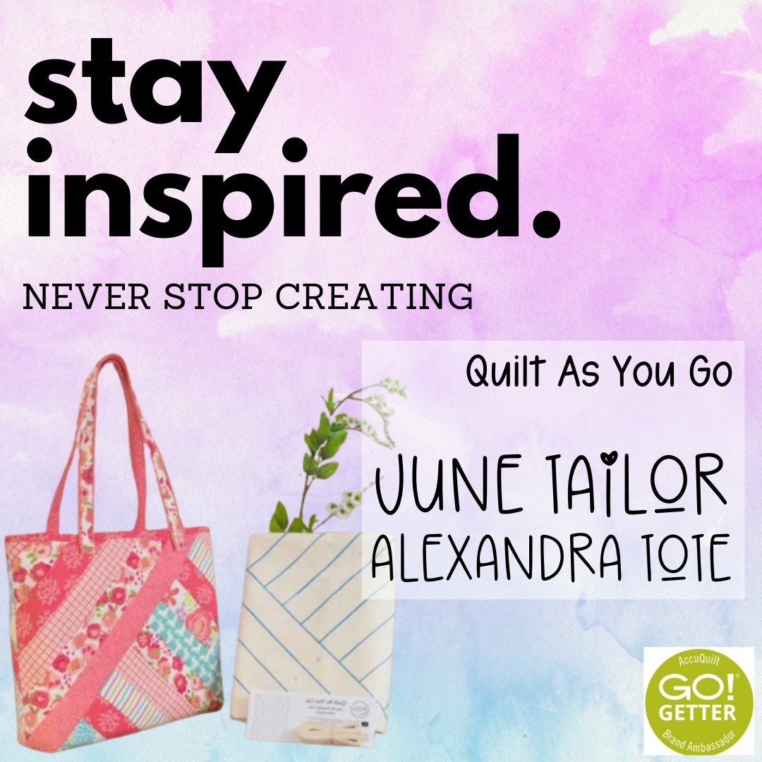 What are you planning to ring in 2024?
It's never too late to make a plan to create. If you haven't heard, AccuQuilt now stocks June Tailor Quilt As You Go products that are not only super easy to make, but also pleasing to the eye.
I love the trend toward bringing your own bags to shop, but don't really love all the options out there. The Alexandra Tote is an option that's simple and I can choose my own fabrics to show off my personality!
Use Linktree in my Profile Bio.
#jtqayg @accuquilt